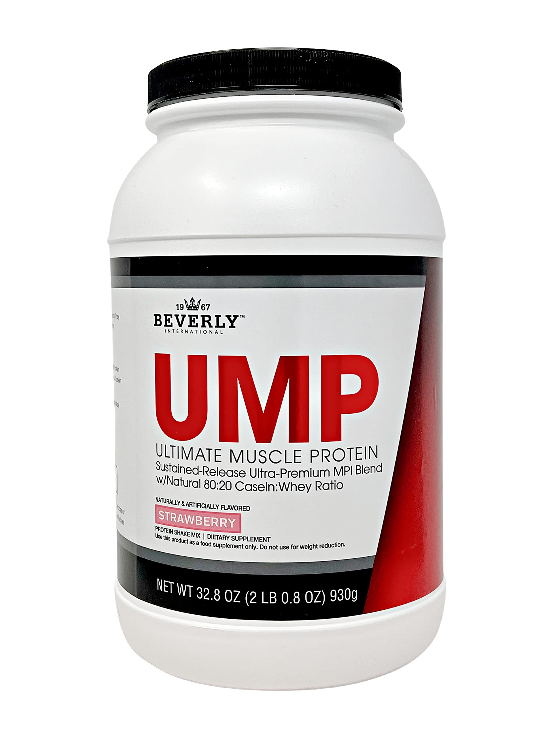 Beverly International UMP Protein Powder, Strawberry. Unique Whey-Casein Ratio Beverly International buy supplements canada