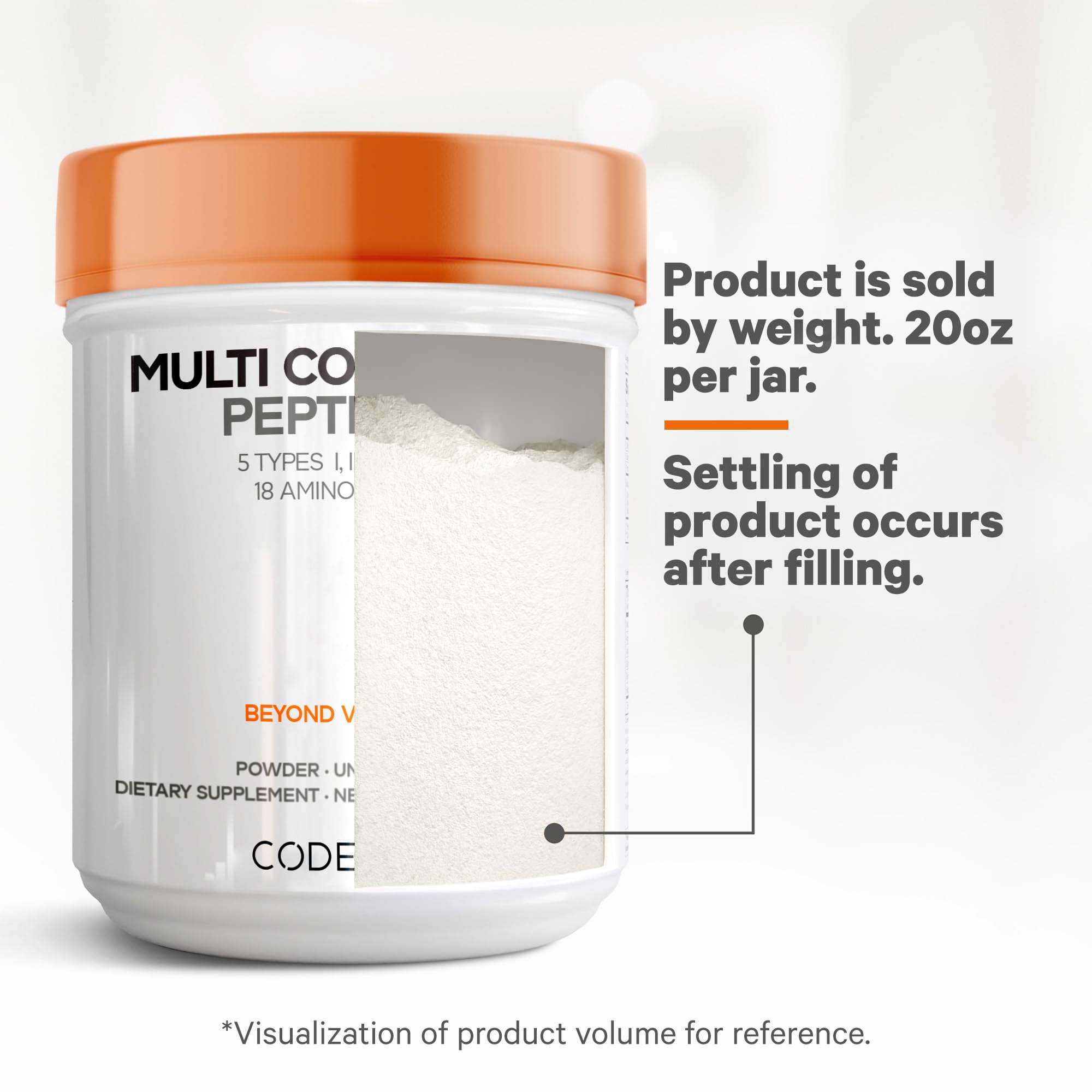 Codeage Multi Collagen Protein Powder Peptides, Hydrolyzed Collagen for Women & Men, Collagen Supplements, Grass Fed Bone Broth, 2-Month Supply, Unflavored, Type 1, 2, 3, 5 & 10, Non-GMO - 20 OZ Codeage buy supplements canada