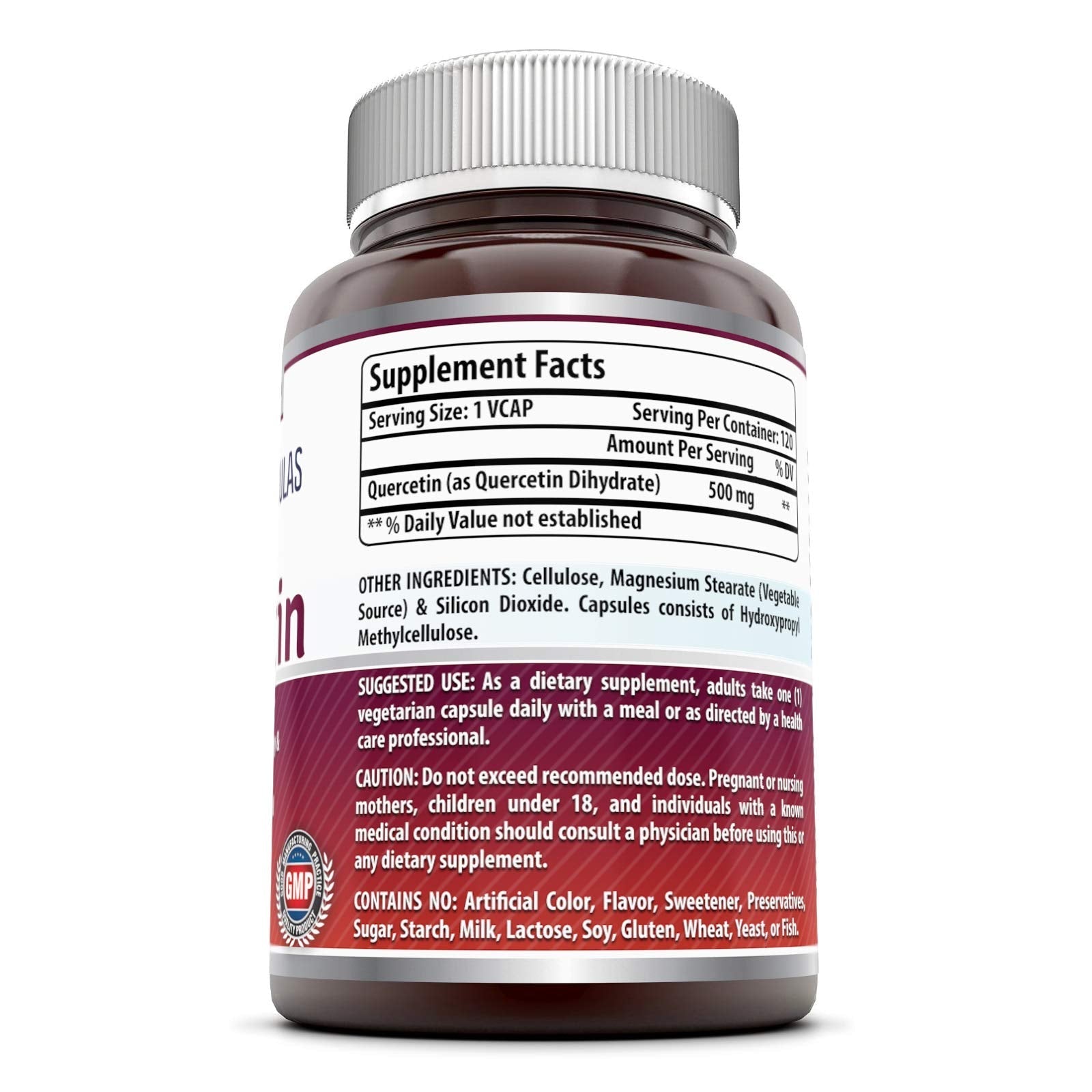 Amazing Formulas Quercetin 500mg 120 Veggie Capsules Supplement - Non-GMO - Gluten Free - Supports Overall Health & Well Being Amazing Nutrition buy supplements canada