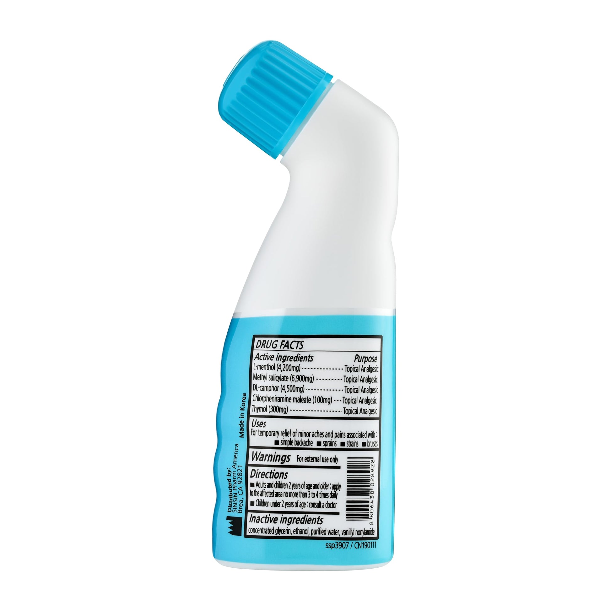 SINSINPAS Pain Relieving Liquid - MULPAS 2 Pack (Total 8 fl oz) SINSINPAS buy supplements canada