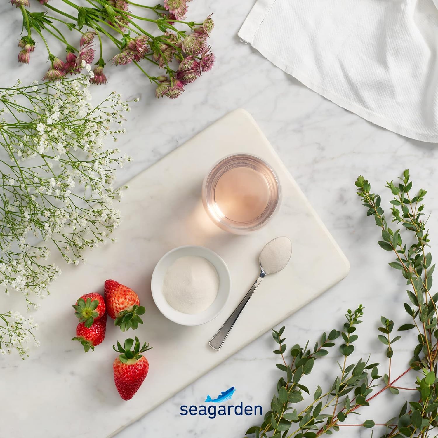 Seagarden Marine Collagen Powder + Vitamin C | Collagen Peptides Powder (Type I & III) SEAGARDEN buy supplements canada