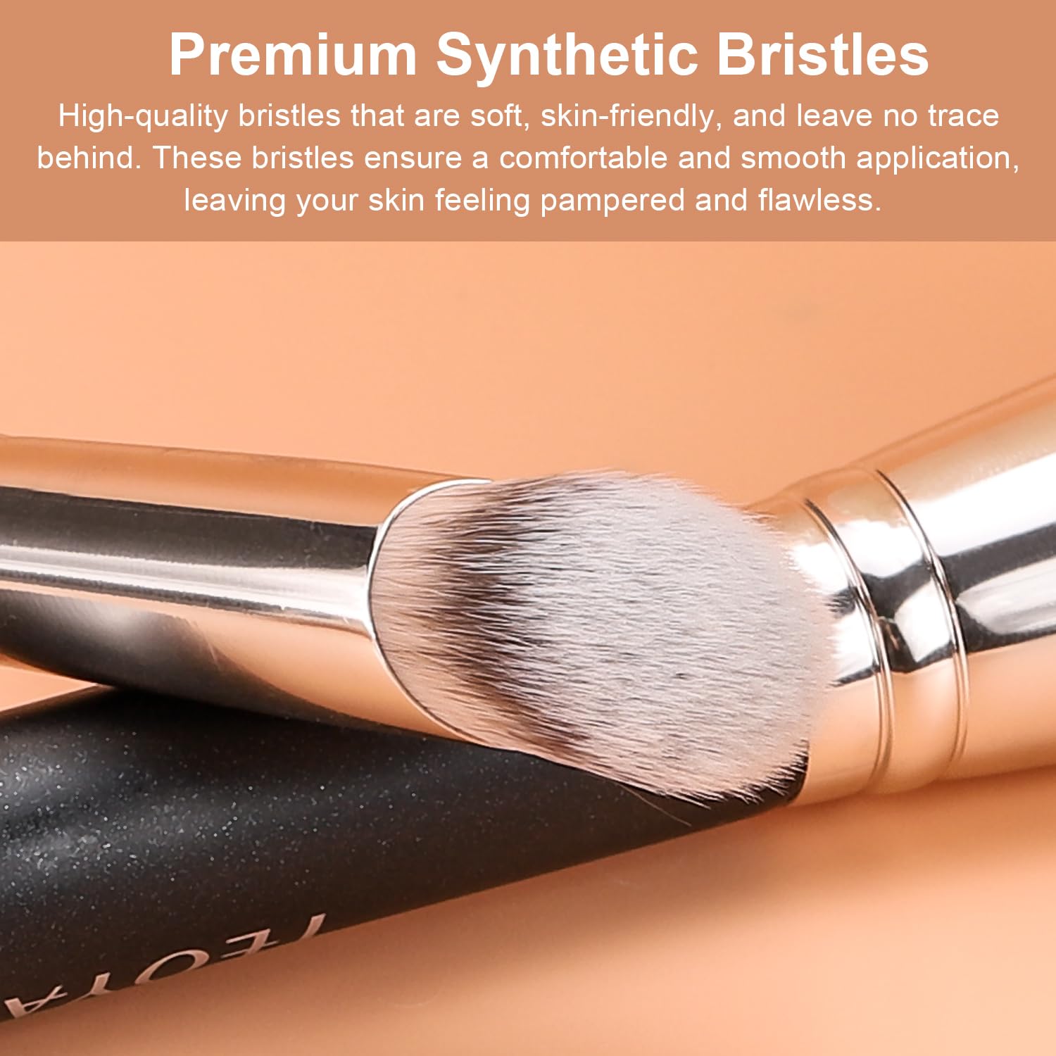 TEOYALL Angled Concealer Brush, Synthetic Contour Brush for Blending Setting Buffing with Liquid, Cream and Powder Cosmetic (Angled Brush) TEOYALL buy supplements canada