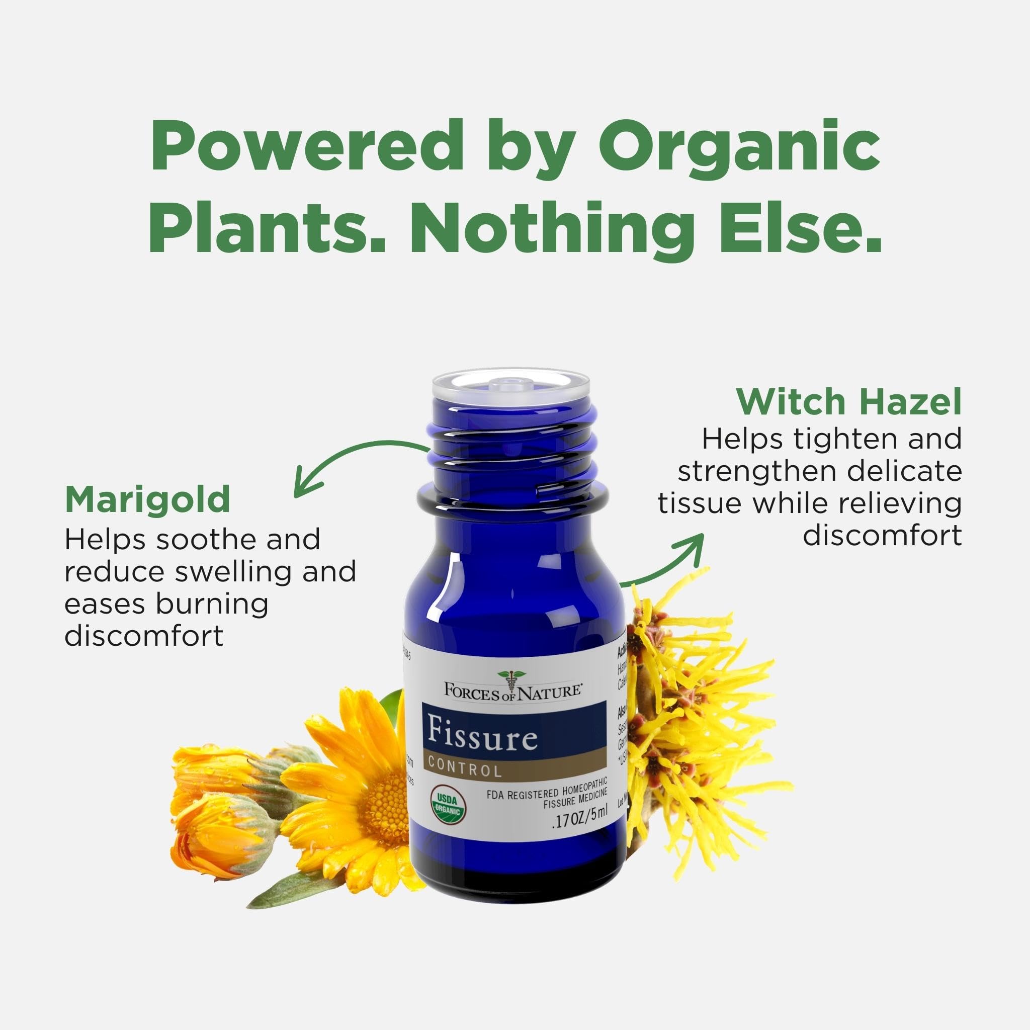 Forces of Nature Hemorrhoid Control Extra Strength (5ml) + Organic Fissure Care (5ml) | Virtual Bundle Forces of Nature buy supplements canada
