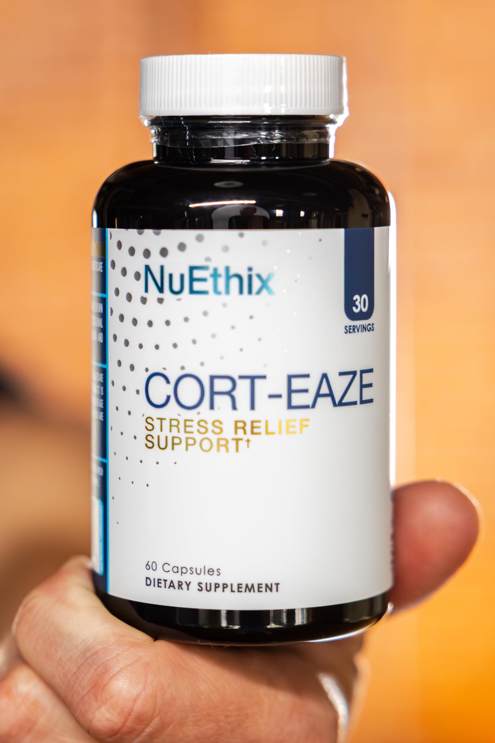 NuEthix Formulations Cort-Eaze - Cortisol Supplement - Health Support Supplement with Ashwagandha, L-Theanine & Rhodiola Rosea - Relaxation and Deep Sleep, 60 Capsules, 30 Servings NuEthix Formulations buy supplements canada