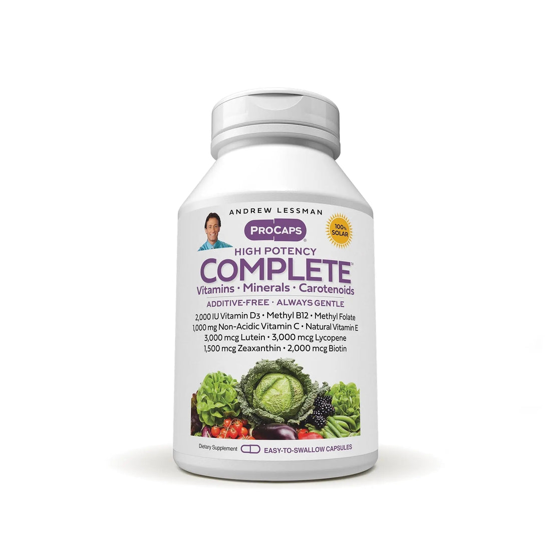 ANDREW LESSMAN Multivitamin - Complete 150 Capsules - High Potencies of 30+ Nutrients, Essential Vitamins, Minerals, Carotenoids ANDREW LESSMAN buy supplements canada