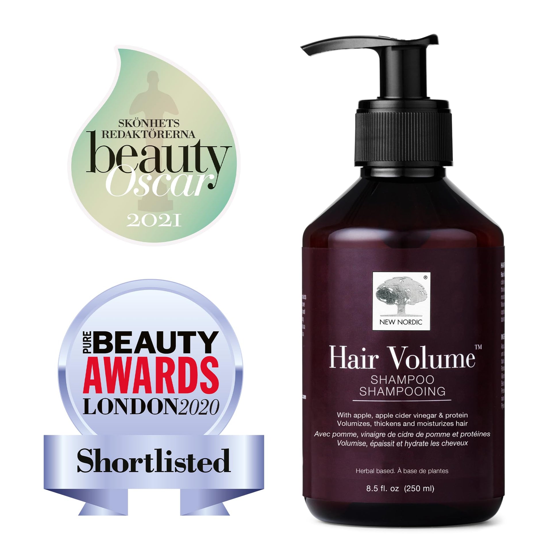 New Nordic Hair Volume Shampoo 250ml - Herbal Volumising Shampoo For Dry Damaged Hair - Suitable for Men and Women NEW NORDIC buy supplements canada