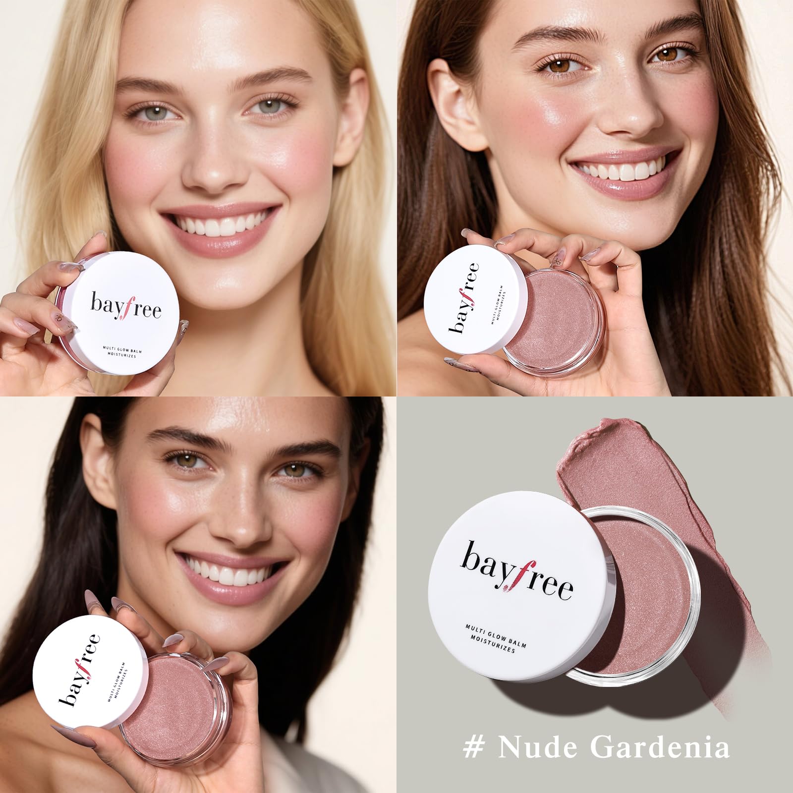 bayfree Multi Glow Balm, Cream Blush for Cheeks, Blush Balm Face Makeup, Radiant Finish, Hydrating, Creamy, Lightweight & Blendable Color, Face Makeup 0.63 Oz bayfree buy supplements canada