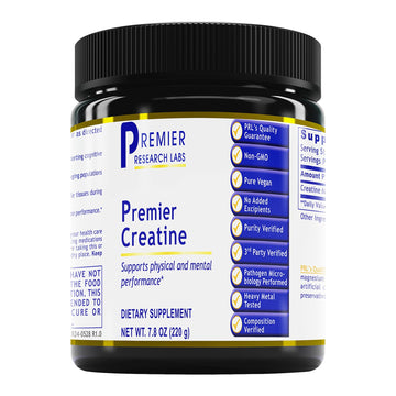 Premier Research Labs Premier Creatine - Creatine Monohydrate Powder, Creatine Powder for Men, Women, Vegetarians, Unflavored Vegan Friendly Formula - 7.8 oz (40 Servings) Premier Research Labs buy supplements canada