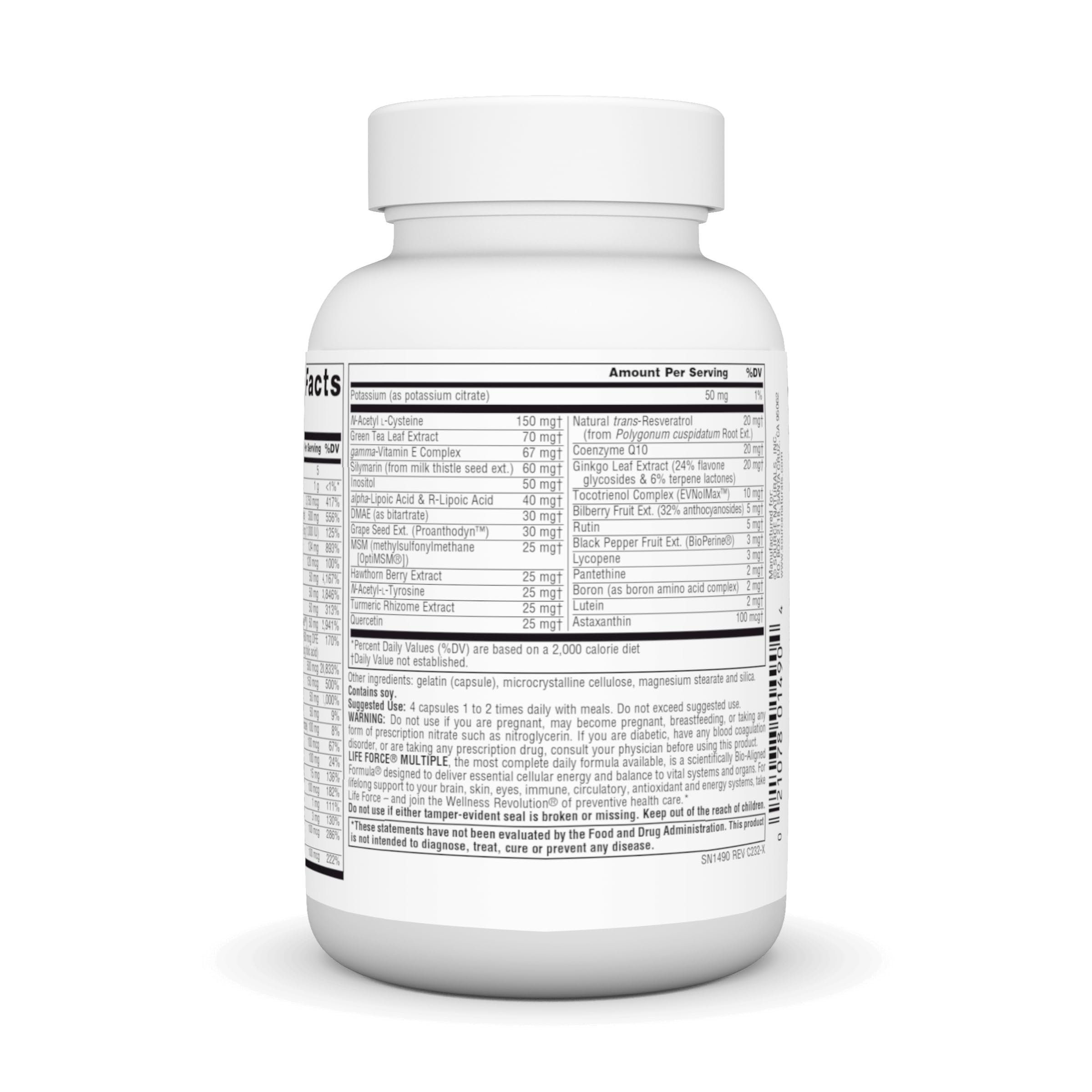 Source Naturals Life Force Multiple Iron Free Daily Multivitamin High Potency Essential Vitamins, Minerals, Antioxidants & Nutrients - Energy & Immune Boost* - 60 Capsules Source Naturals buy supplements canada