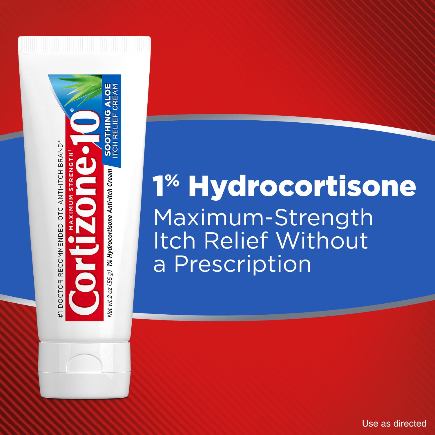 Cortizone-10 Maximum Strength Soothing Aloe Itch Relief Cream, 1% Hydrocortisone, Fast-Acting, Anti-Itch Cream for Bug Bites, Rash, Eczema, Psoriasis, Poison Ivy, Oak, Sumac & More, 2 oz Cortizone 10 buy supplements canada