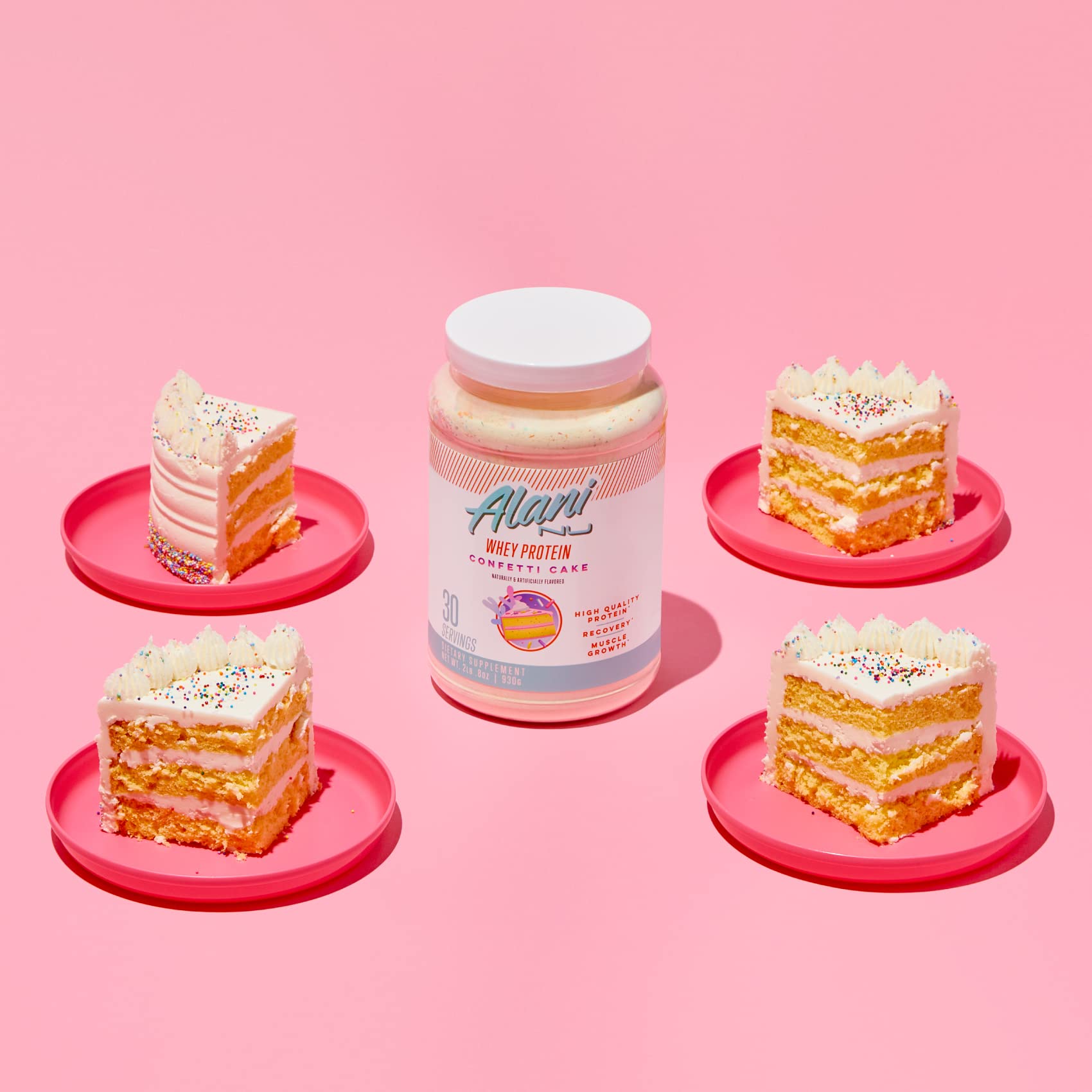 Alani Nu Whey Protein Powder Confetti Cake | 23g Protein with Low Sugar & Digestive Enzymes Alani Nu buy supplements canada