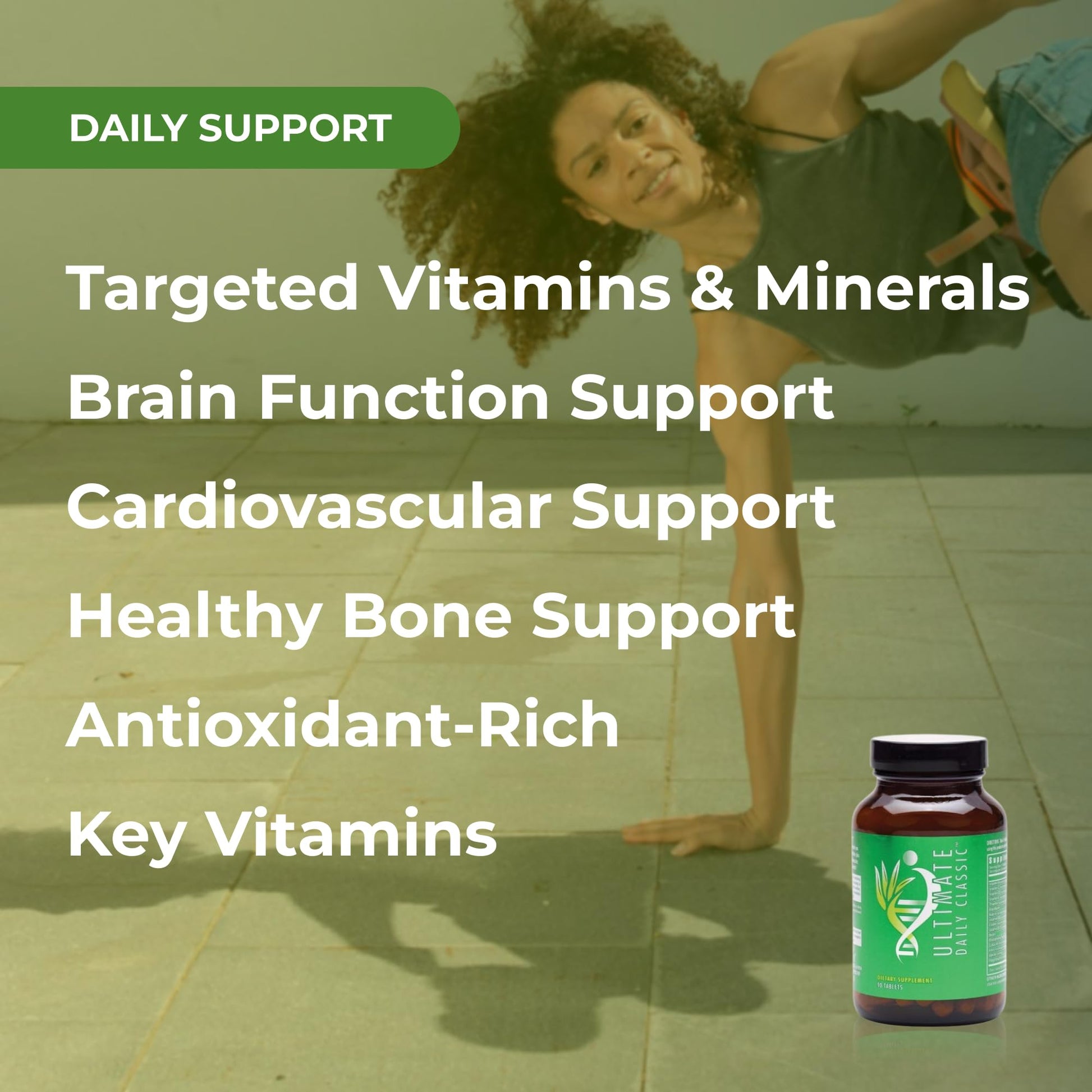 Youngevity Ultimate Daily Classic – Multivitamin with Essential Vitamins, Minerals, Amino Acids, and Antioxidant-Rich Botanicals – Supports Cardiovascular, Brain, Bone, and Bone Health – 90 Tablets Youngevity buy supplements canada