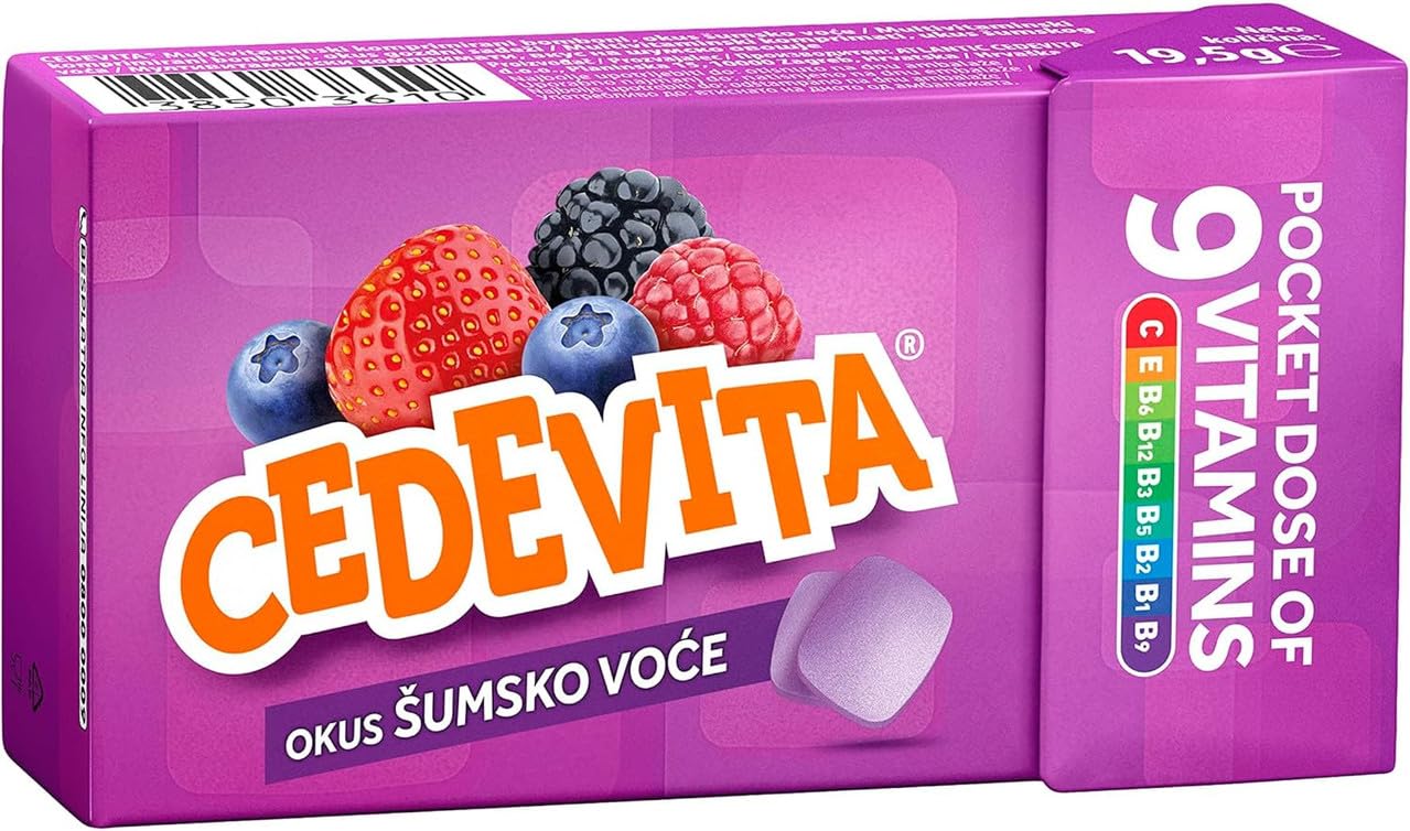 Cedevita Multivitamin Healthy and Sweet Candies - Pack of 8 (Forest Fruit) SORINA buy supplements canada