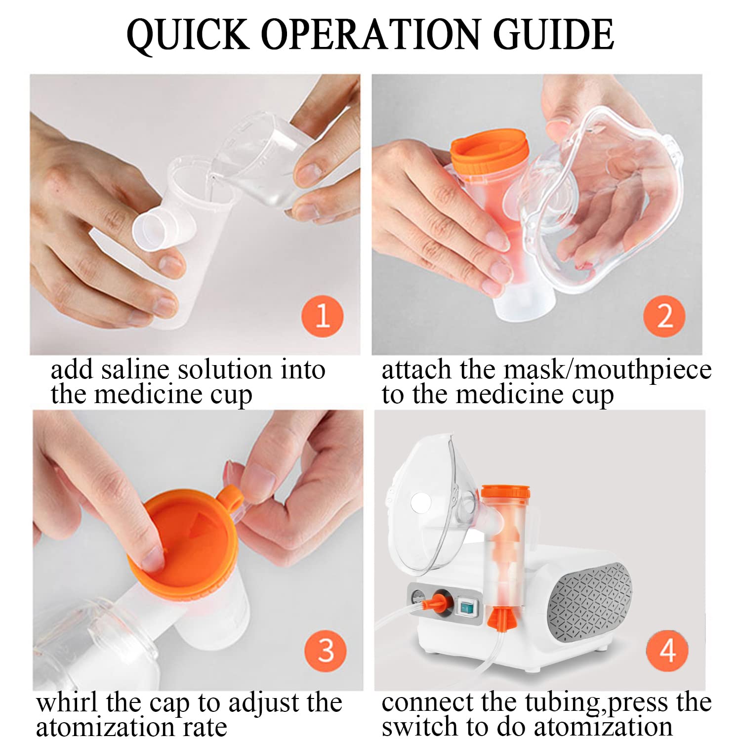 MAYLUCK Portable Compressor Nebulizer, Nebulizer Machine with 1 Set Mayluck buy supplements canada