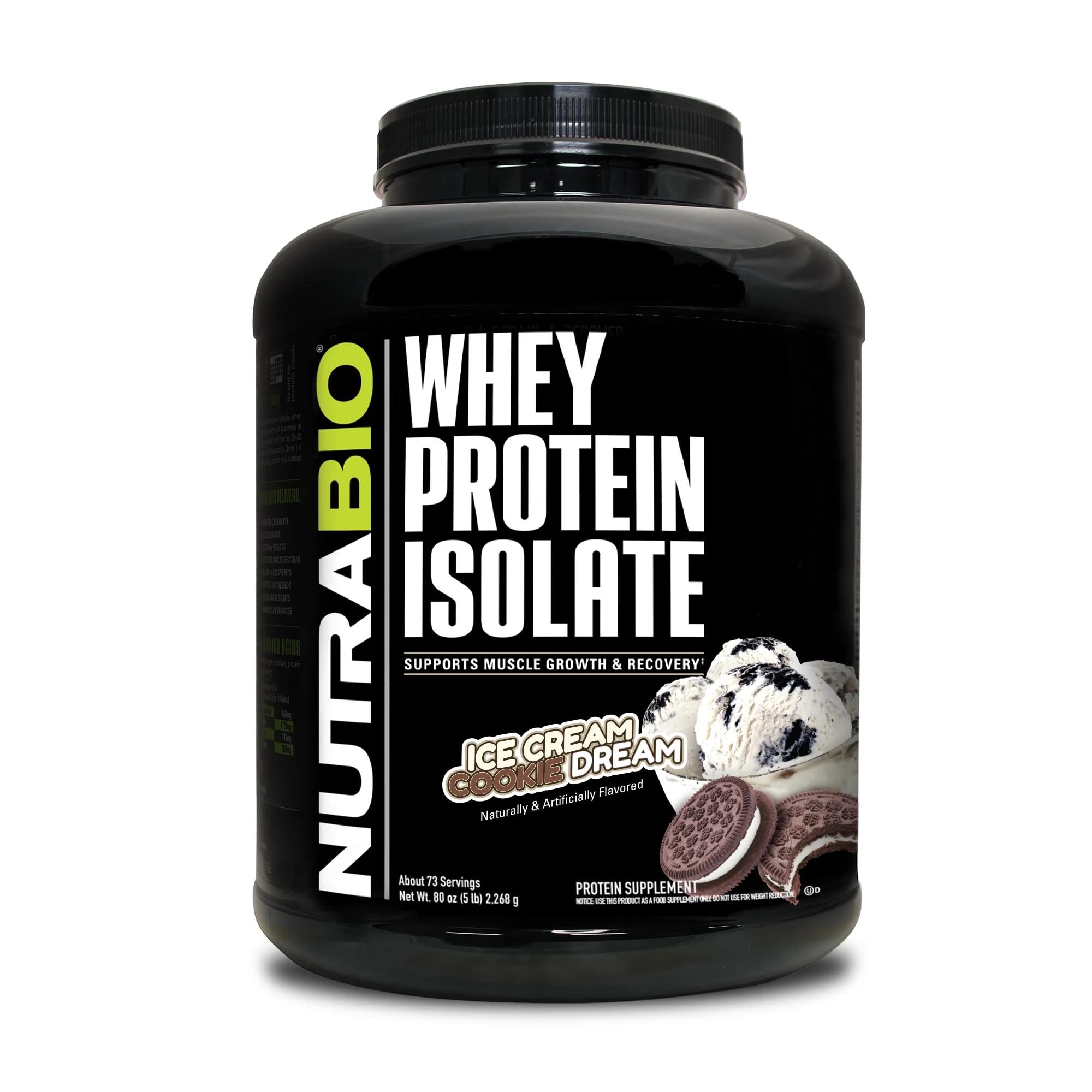 NutraBio Whey Protein Isolate Supplement – 25g of Protein Per Scoop with Complete NutraBio buy supplements canada