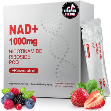 ZOROAHER 1000mg High-Potency NAD+ Liquid Supplement, Nicotinamide Riboside & Resveratrol with PQQ, Boosts Cellular Energy, Focus & Healthy Aging - 1 Pc ZOROAHER buy supplements canada