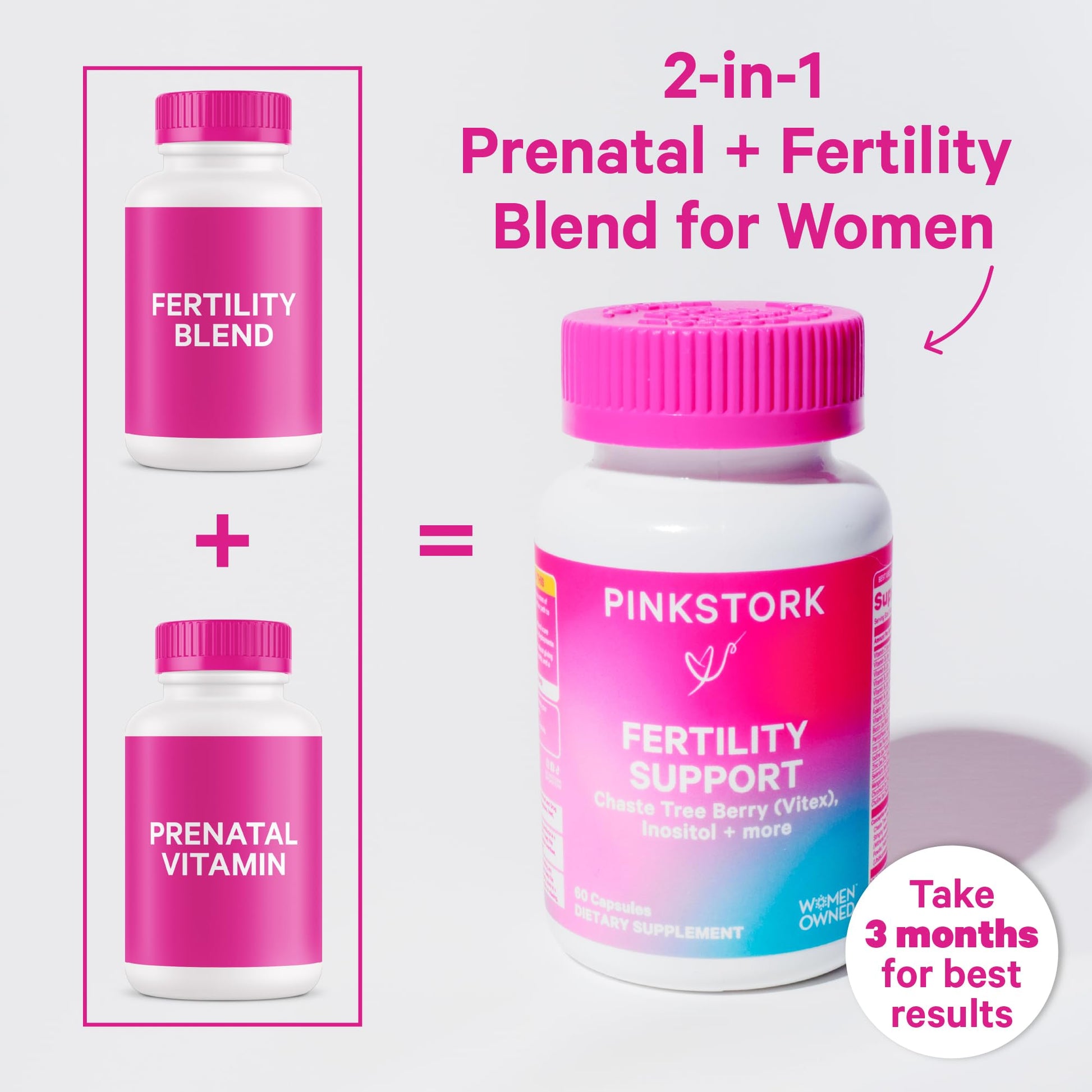 Pink Stork Fertility Bundle for Women – Conception Tea + Prenatal Vitamin Support with Inositol, Vitex, Folate & Ashwagandha – Supports Hormone Balance, Cycle Health & Preconception Wellness Pink Stork buy supplements canada