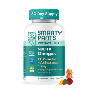 SmartyPants Prenatal Multivitamin Gummies with Omega 3 DHA/EPA, Methylfolate, Biotin, Vitamins D3, C, B12, B6, A, K, and Zinc, Gluten Free, Clean Label SmartyPants buy supplements canada