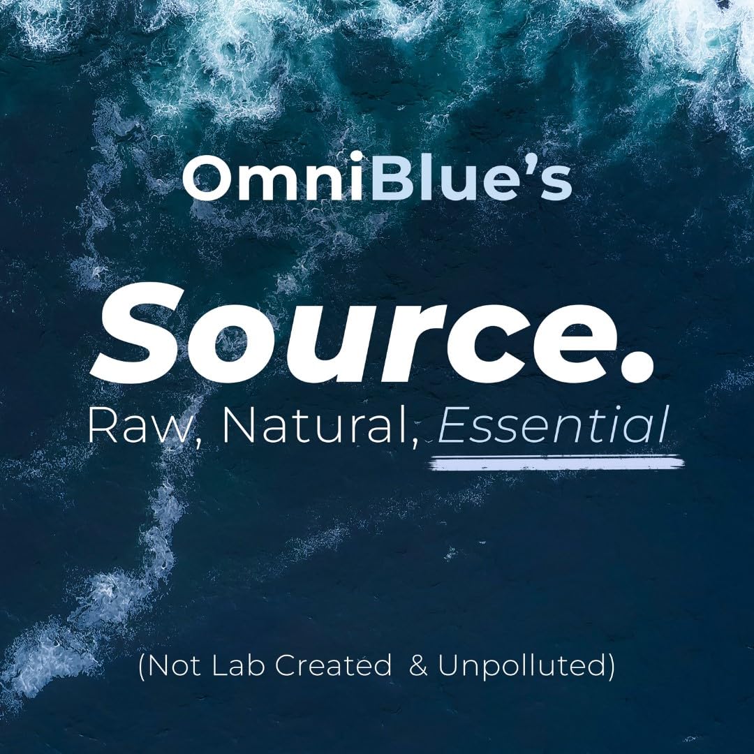 OmniBlue Ocean Minerals - 70+ Trace Minerals & Liquid Magnesium - Potassium, Chloride- Low Sodium - Natural Support for Sleep, Digestion, Regularity, Hydration & Electrolyte Balance (2 oz) OmniBlue buy supplements canada