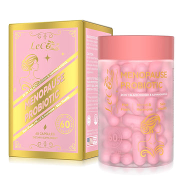 LeCozz Menopause Supplement for Women : Hormone-Free Probiotic with Black Cohosh & Ashwagandha Support for Hot Flashes Mood Balance & Skin Health 60 Capsules LeCozz buy supplements canada