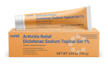 Curist Diclofenac Sodium Topical Gel 1 Percent 100g for Arthritis Pain - Joint Pain Relief for Hand Pain, Foot Pain, Knee Pain, Elbow Pain & Ankle Pain - 1% - 3.53oz Curist buy supplements canada