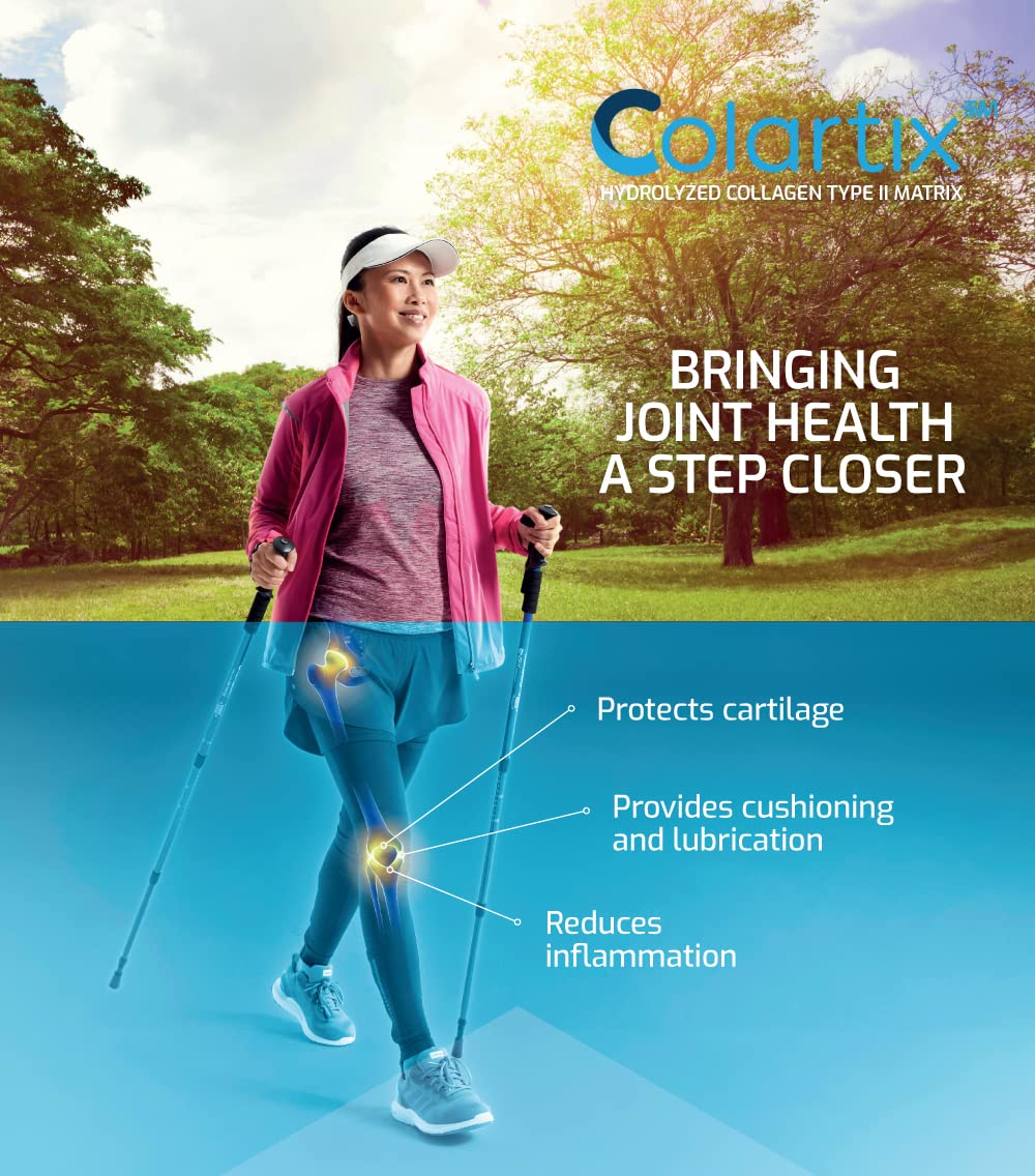 New: Colartix™ Collagen - 120 Capsules - Joint Specific Type II Collagen from Cartilage Time Health buy supplements canada