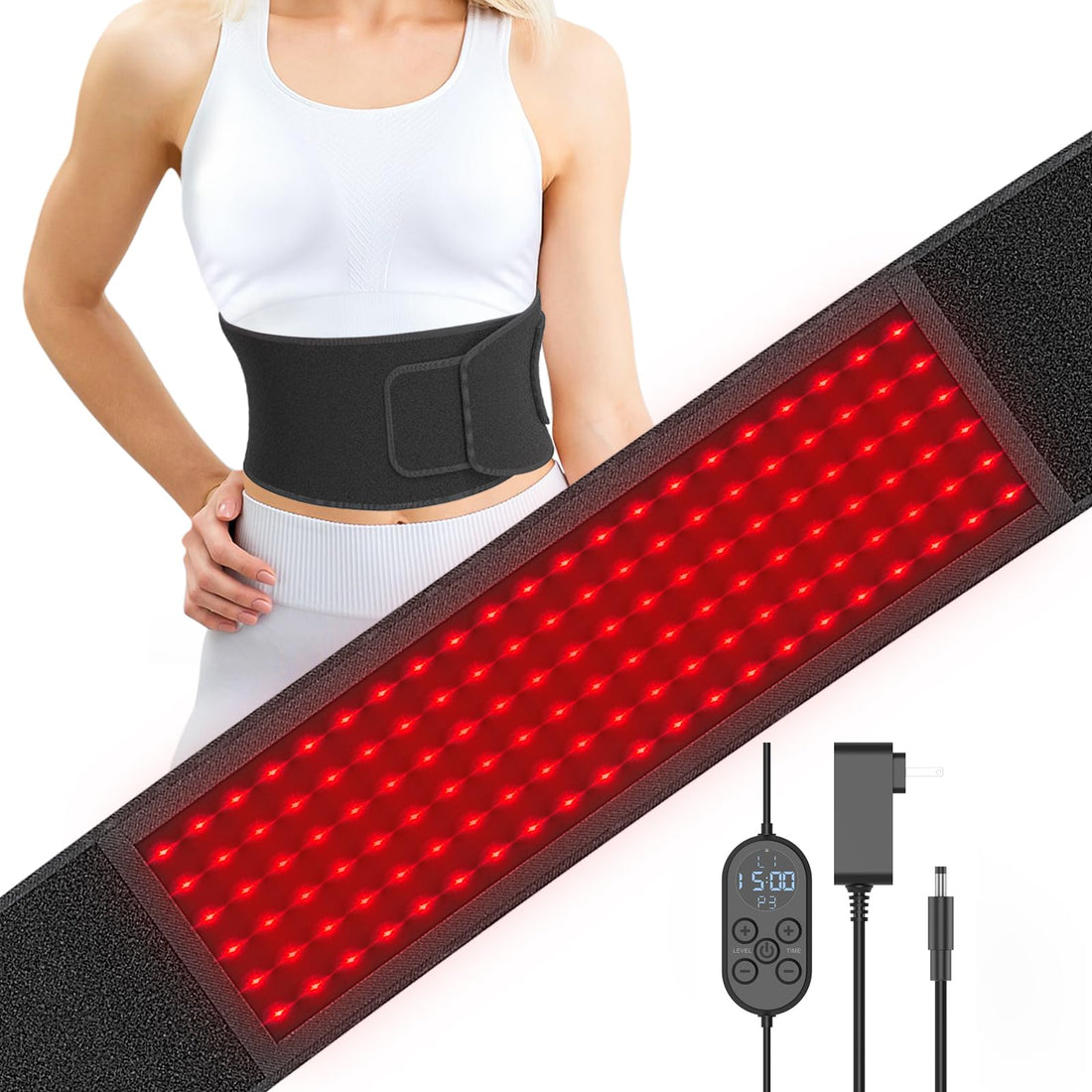 Red Light Therapy Belt Near-Infrared-Light Therapy Wrap for Body Wearable Large Pad Aptoyu buy supplements canada