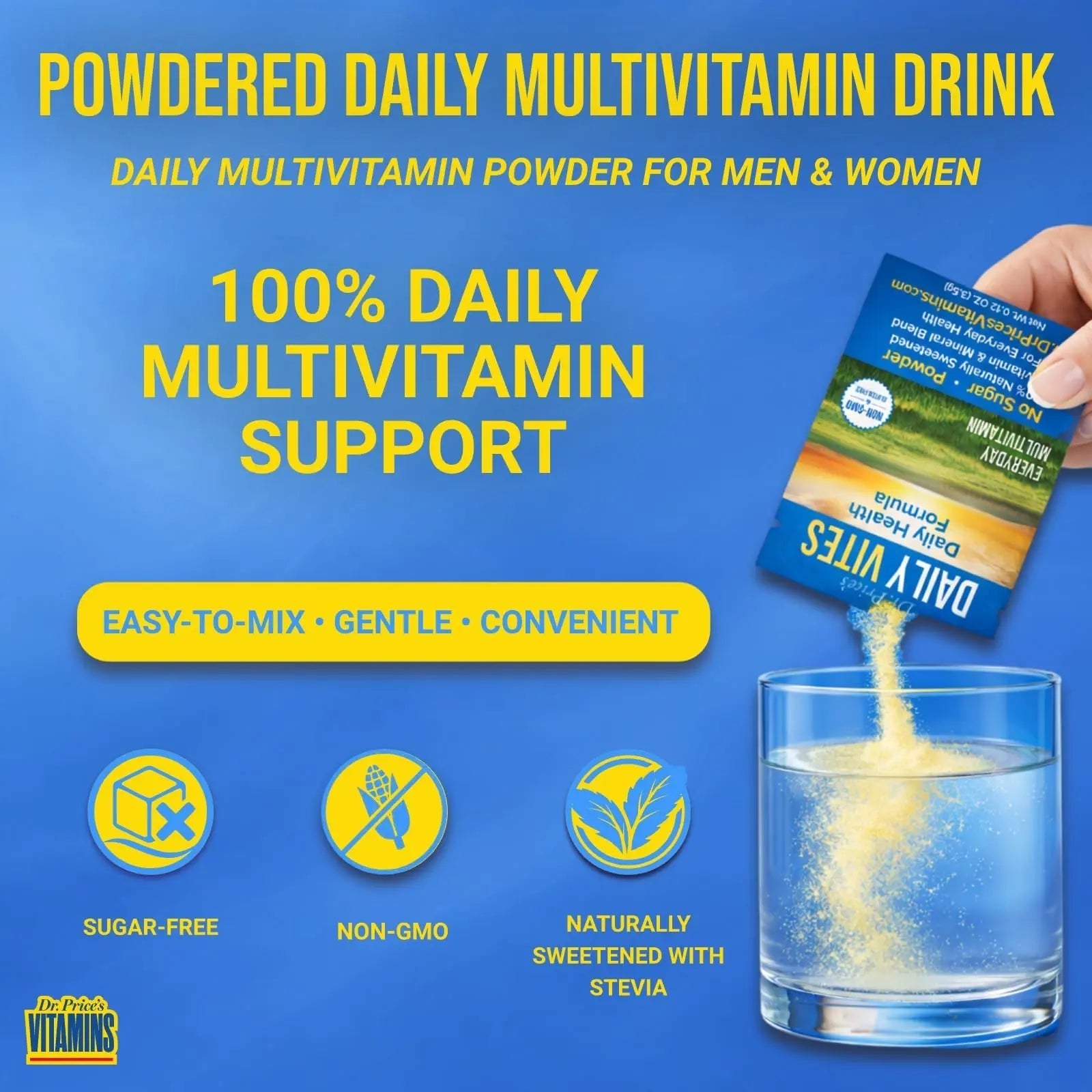 Dr. Price's Multivitamin for Women and Men | Tropical 30 Servings | Daily Supplement Powder with Vitamin C, B Complex & Minerals | Dr. Price's Vitamins buy supplements canada