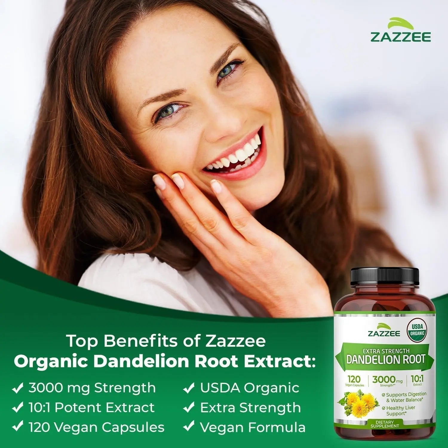 Zazzee Urinary Tract Cleanse & Detox Bundle | USDA Organic Dandelion Root Extract Capsules Plus D-Mannose 1000mg Capsules for UT & Bladder Cleansing Zazzee buy supplements canada