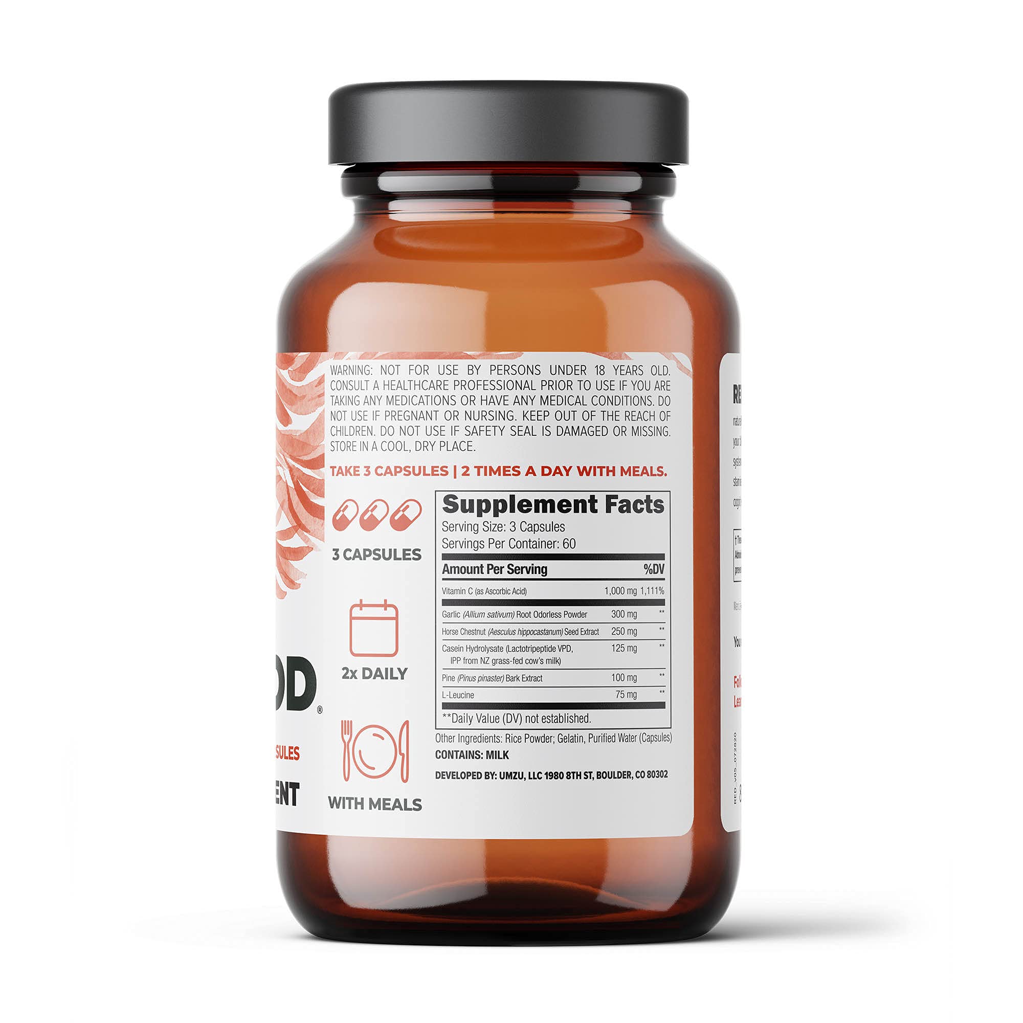 UMZU Redwood - Supports Nitric Oxide & Healthy Blood Flow - Blend of Vitamins & Herbal UMZU buy supplements canada