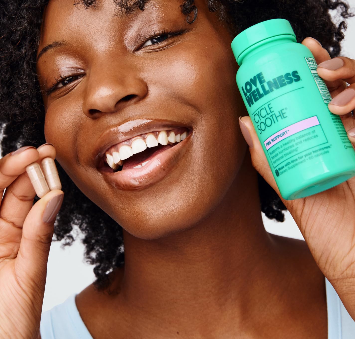 Love Wellness Cycle Soothe Supplement | Promotes a Happy Mood | Helps with PMS Hormones, Stress Relief, & Improves Mood | 60 Capsules Love Wellness buy supplements canada