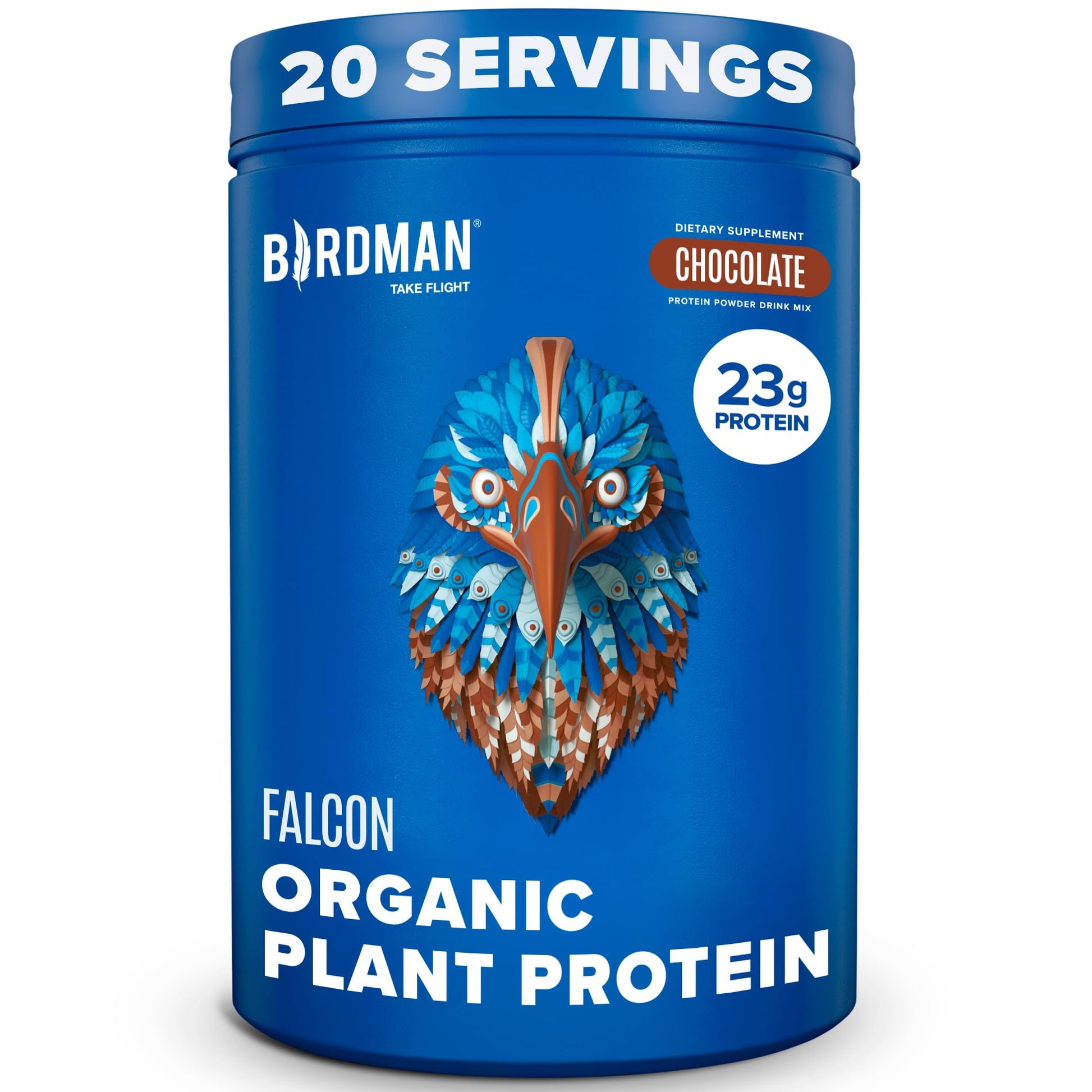 BIRDMAN Falcon Vegan Protein Powder Organic, Stevia & Sugar Free, Plant Based Protein BIRDMAN buy supplements canada