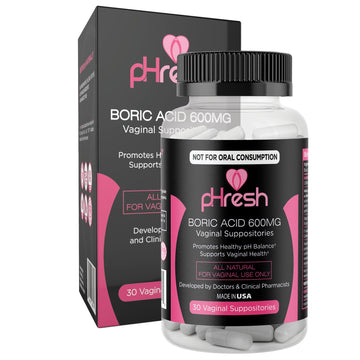 ACE NUTRITION pHresh Boric Acid Suppositories for Women, Suppositories for Odor Use ACE NUTRITION buy supplements canada