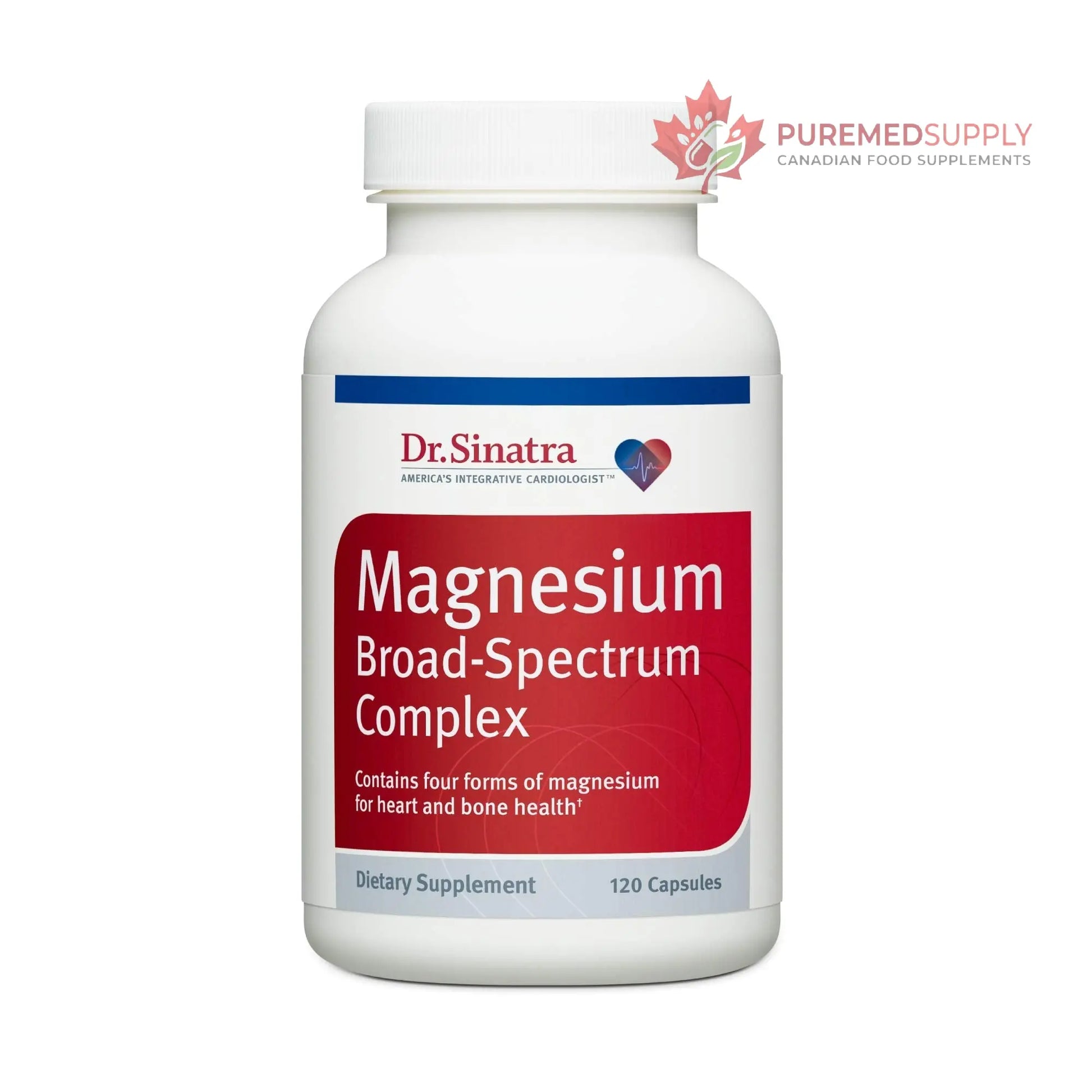 Dr. Sinatra's Magnesium-Broad-Spectrum Complex with Magnesium Glycinate and Citrate for Healthy Blood Pressure Levels and Blood Flow (400 mg) Dr. Sinatra buy supplements canada