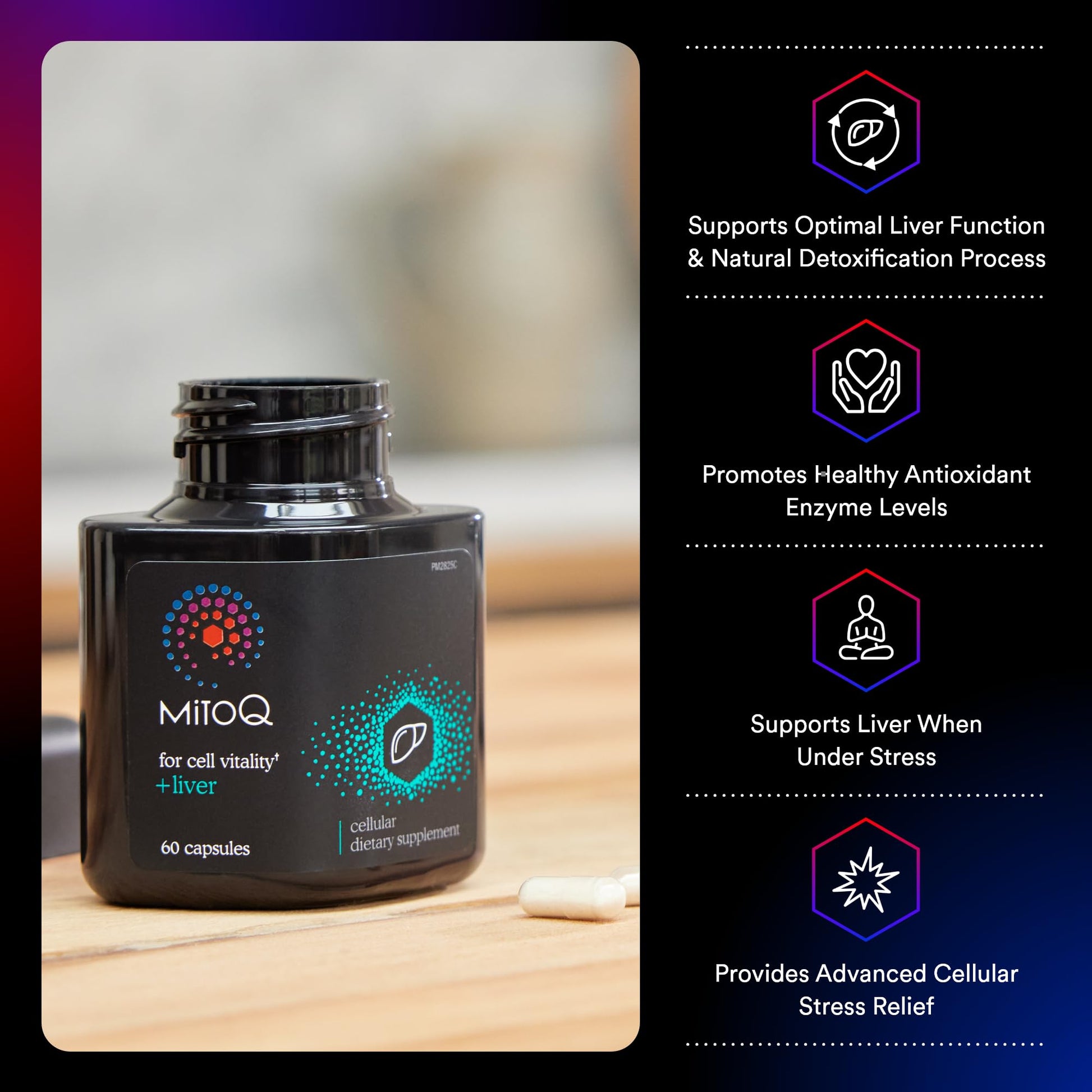 MitoQ +Liver – Advanced Liver Supplement with Highly Bioavailable Milk Thistle, Choline, Selenium Mitoquinol – Supports Metabolism, Body’s Natural Detoxification & Liver Health – 60 Capsules MitoQ buy supplements canada