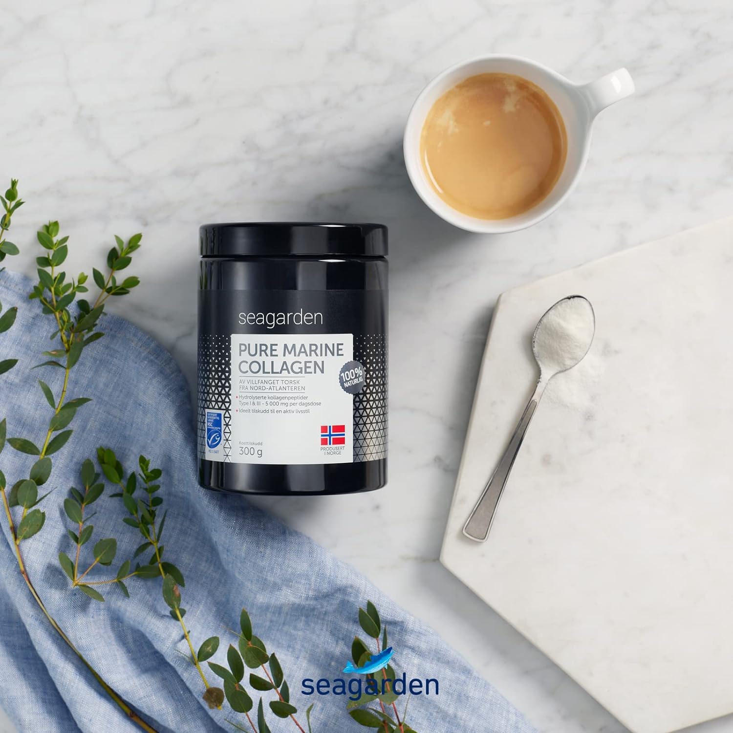 Seagarden Pure Marine Collagen Powder (Type I & III) | Wild-Caught Arctic Cod SEAGARDEN buy supplements canada