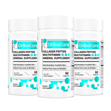 DrBioCare Collagen Peptides for Women, Beauty Vitamin & Mineral Supplement,Contains Vitamin D3, Probiotics for Women & Collagen Peptides,Vitamin B Complex,Vitamin E 180 Tablets DrBioCare buy supplements canada