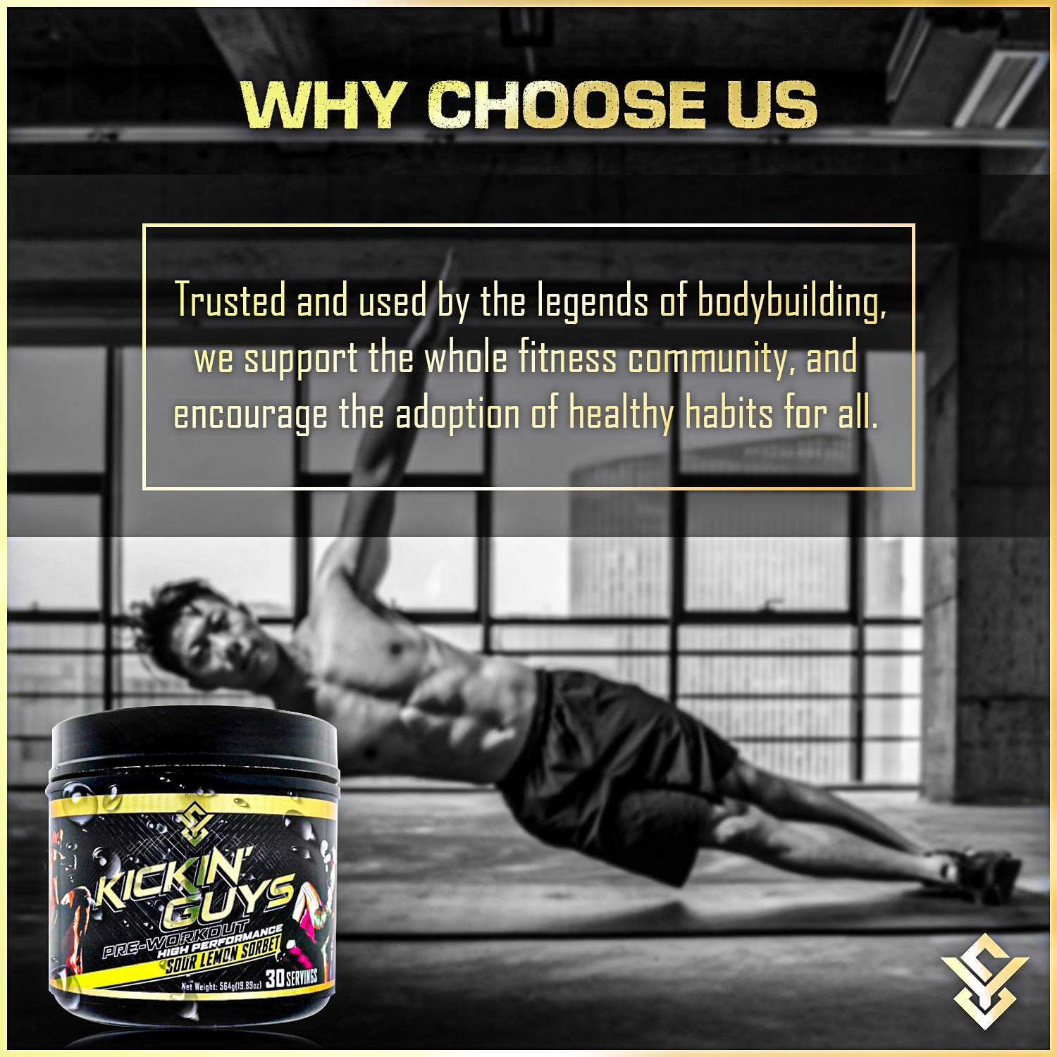 Kickin' Guys Pre Workout Powder Sports Nutrition Supplement - Explode Energy & Performance Yulian Svitolin LLC buy supplements canada