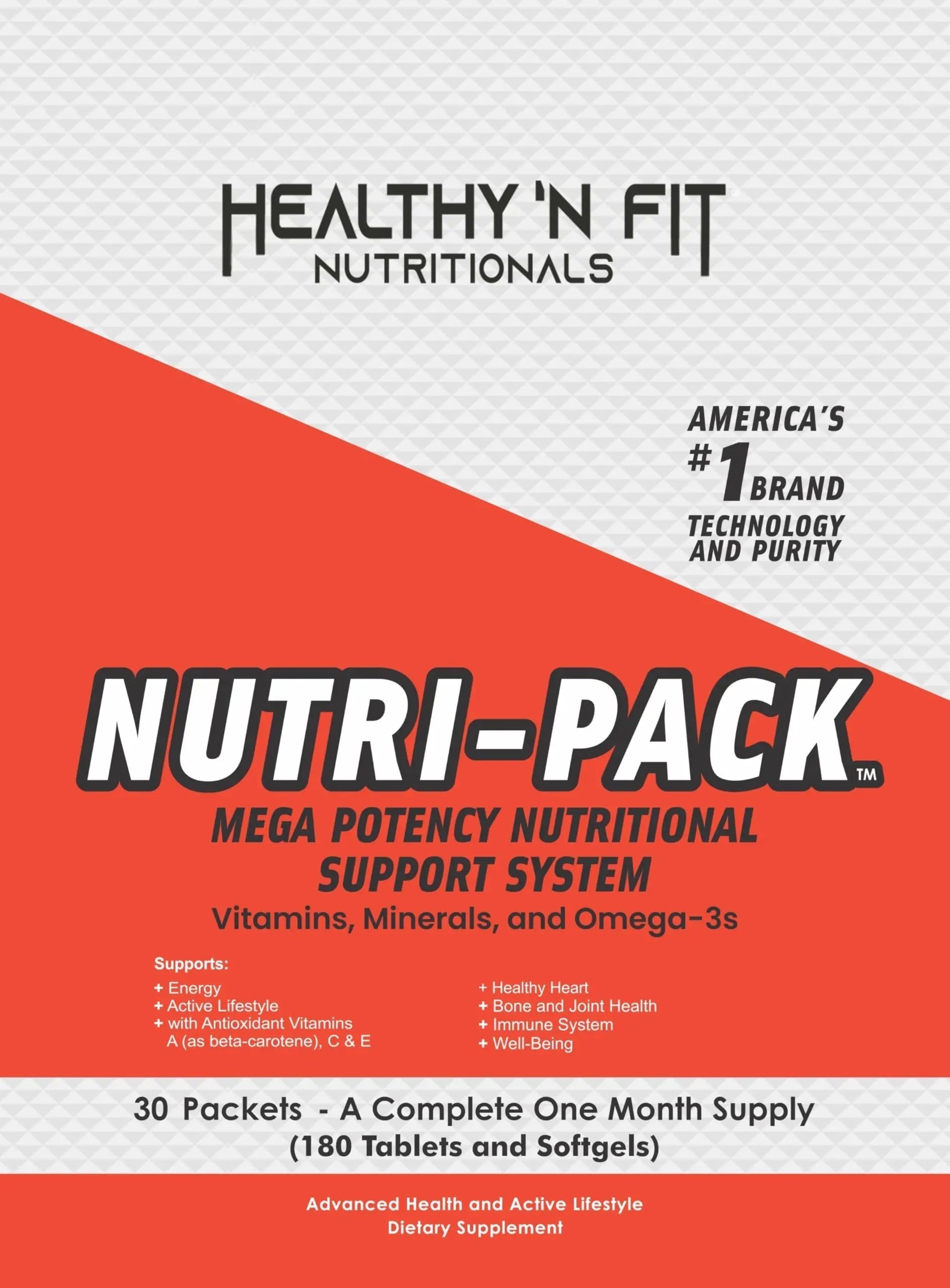 Healthy 'N Fit NUTRI Pack - 30 Day Pkt -One Pack Daily, Multivitamin All-in-One Packets Healthy 'N Fit buy supplements canada