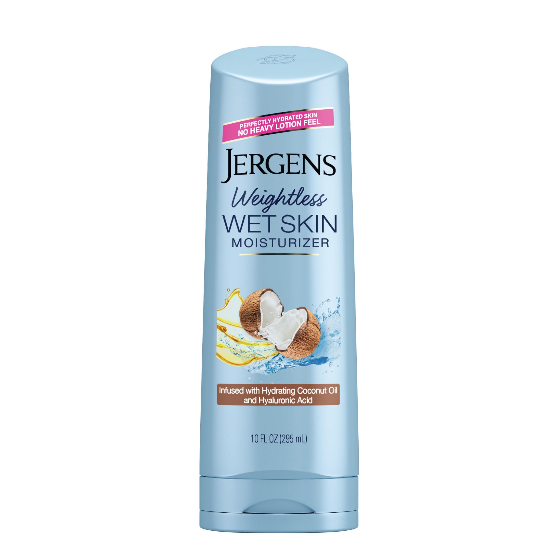 Jergens Wet Skin Body Lotion with Coconut Oil, In Shower Lotion for Dry Skin, Fast-Absorbing, Non-Sticky, Dermatologist Tested, 10 Ounce Jergens buy supplements canada