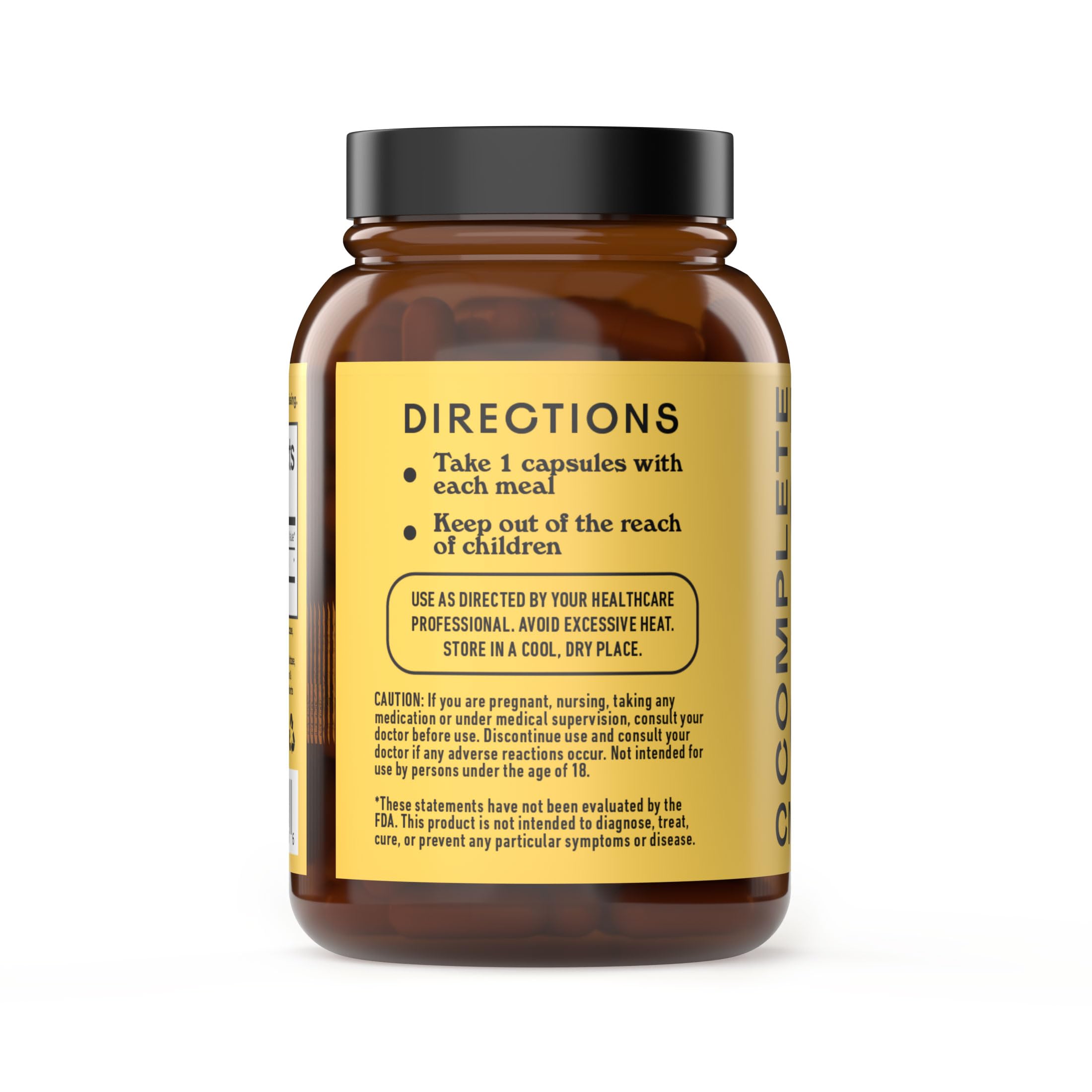Complete Natural Products Digestive Enzyme Capsules, 550mg, 100ct | Plant-Based Formula Complete Natural Products buy supplements canada