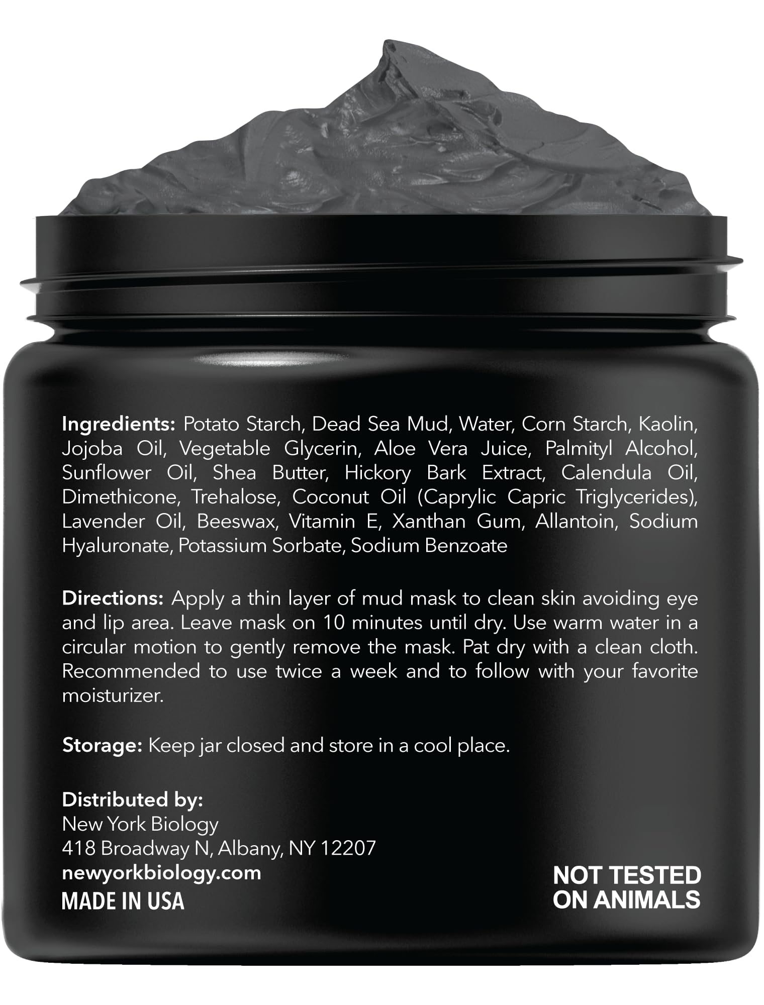 New York Biology Dead Sea Mud Mask for Face and Body | Spa Quality Pore Refiner for Oily Skin | Natural Skincare for Women & Men NEW YORK BIOLOGY THE ULTIMATE COSMECEUTICALS buy supplements canada