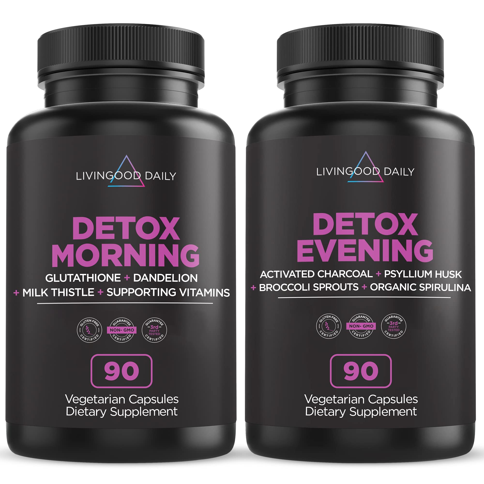 Livingood Daily Detox Pills - Full Body Detox Cleanse for Women & Men with Milk Thistle Livingood Daily buy supplements canada
