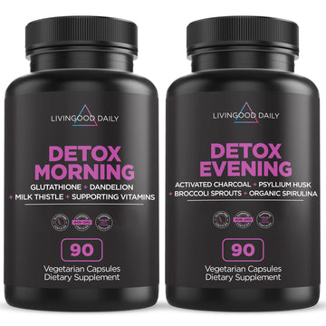 Livingood Daily Detox Pills - Full Body Detox Cleanse for Women & Men with Milk Thistle Livingood Daily buy supplements canada