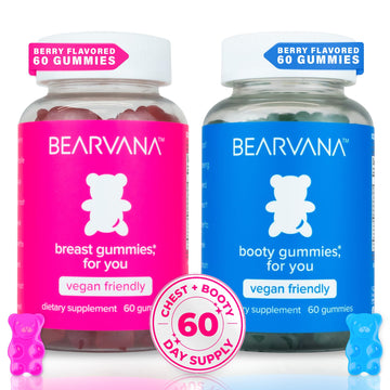 BEARVANA Gummies Combo Pack - Chest and Bum Gummies - Workout Aid - Women’s BEARVANA buy supplements canada