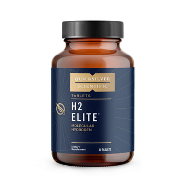 Quicksilver Scientific H2 Elite - Molecular Hydrogen for Energy + Metabolism Support, Water Tablets Perfect for Open Containers - Magnesium Malate Drink Additive (30 Molecular Hydrogen Tablets) Quicksilver Scientific buy supplements canada