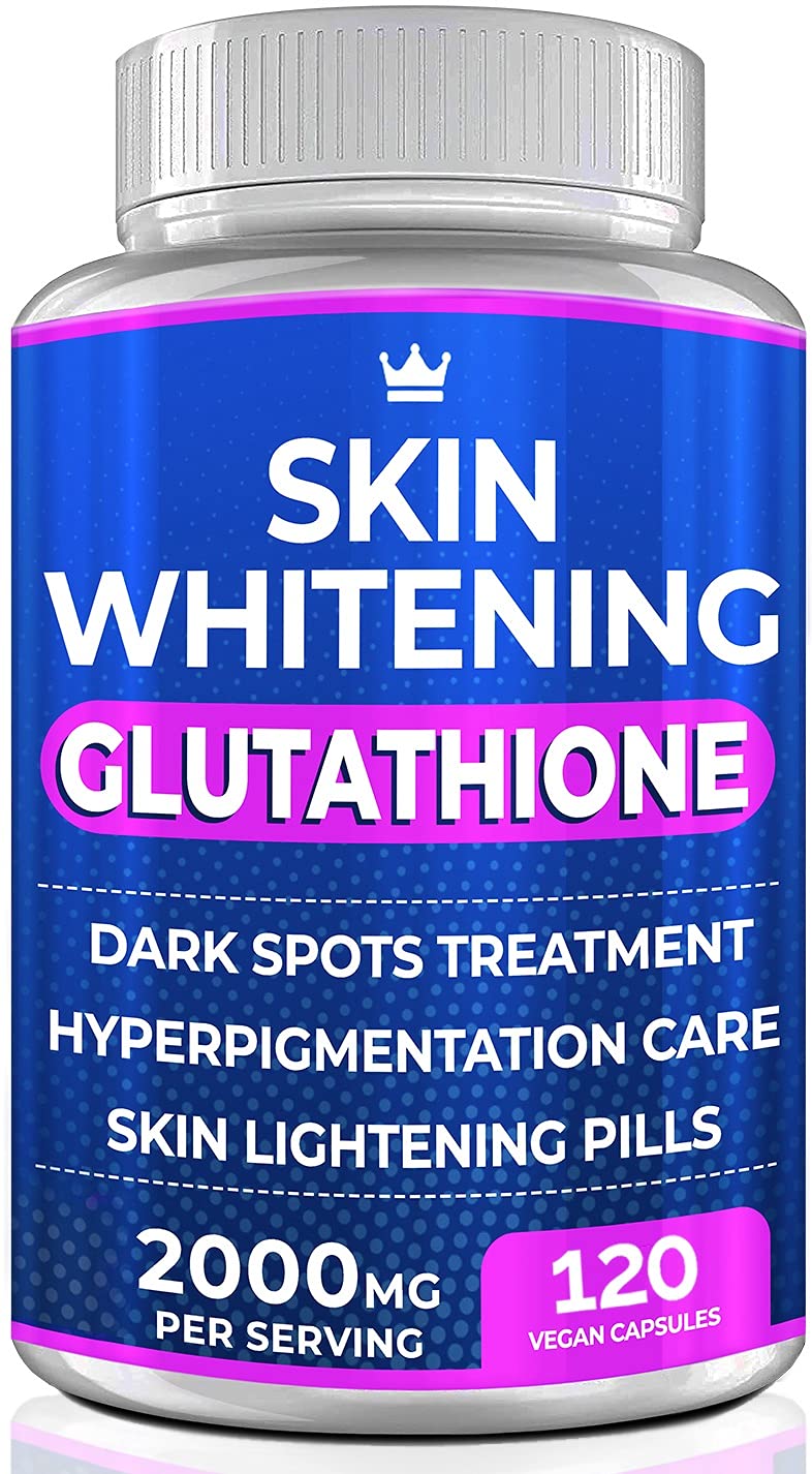 Glutathione Whitening Pills - 120 Capsules 2000mg Glutathione - Effective Skin Lightening NORTHERN CROWN COSMETICS buy supplements canada