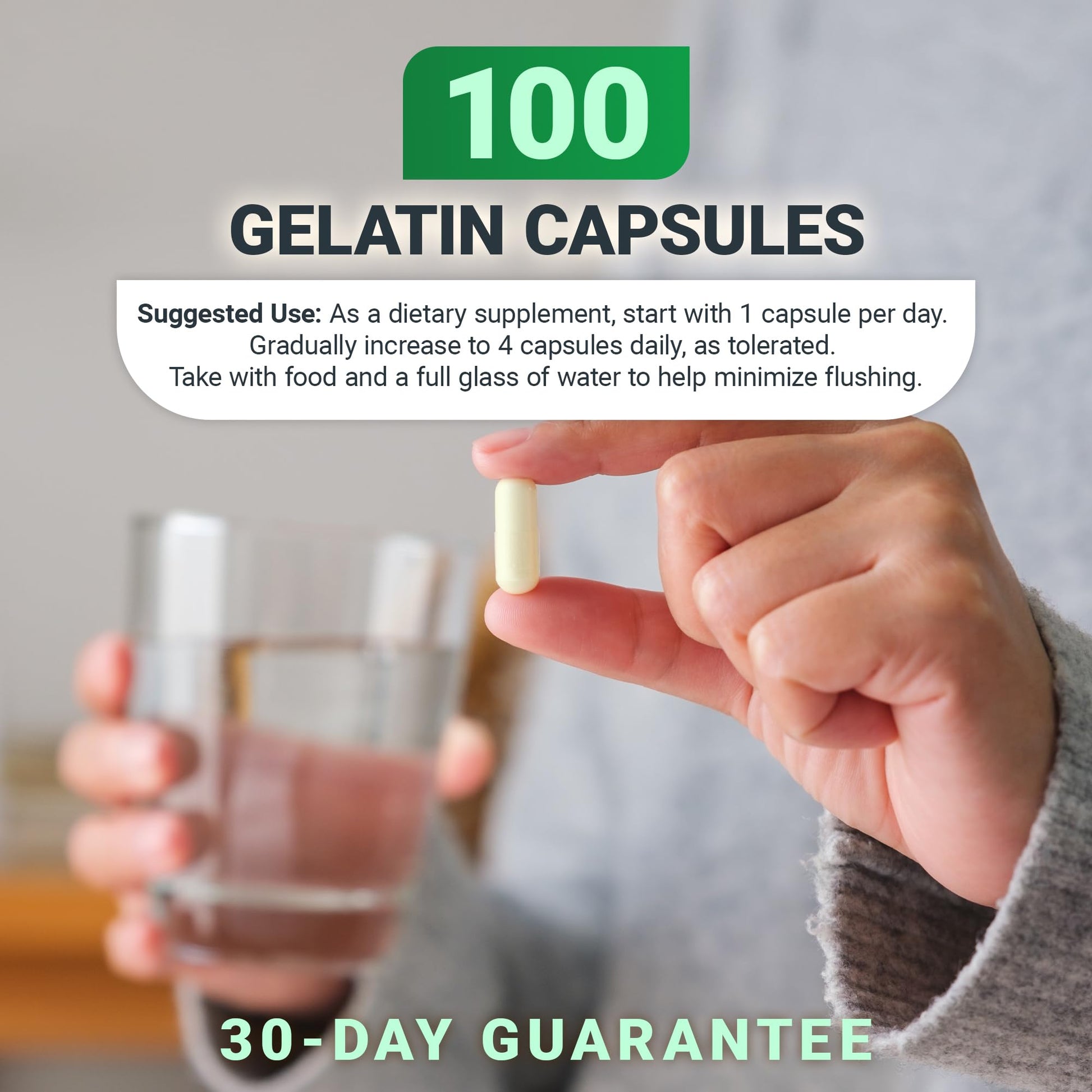 Dr. Berg Highly-Potent Niacin 500 mg – Now Only 125 mg per Capsule for Niacin Flush Tolerance Building – Gradually Increase to 500mg a Day – Vitamin B3 for Heart, Brain & Energy Support – 100 Capsules Dr. Berg Nutritionals buy supplements canada