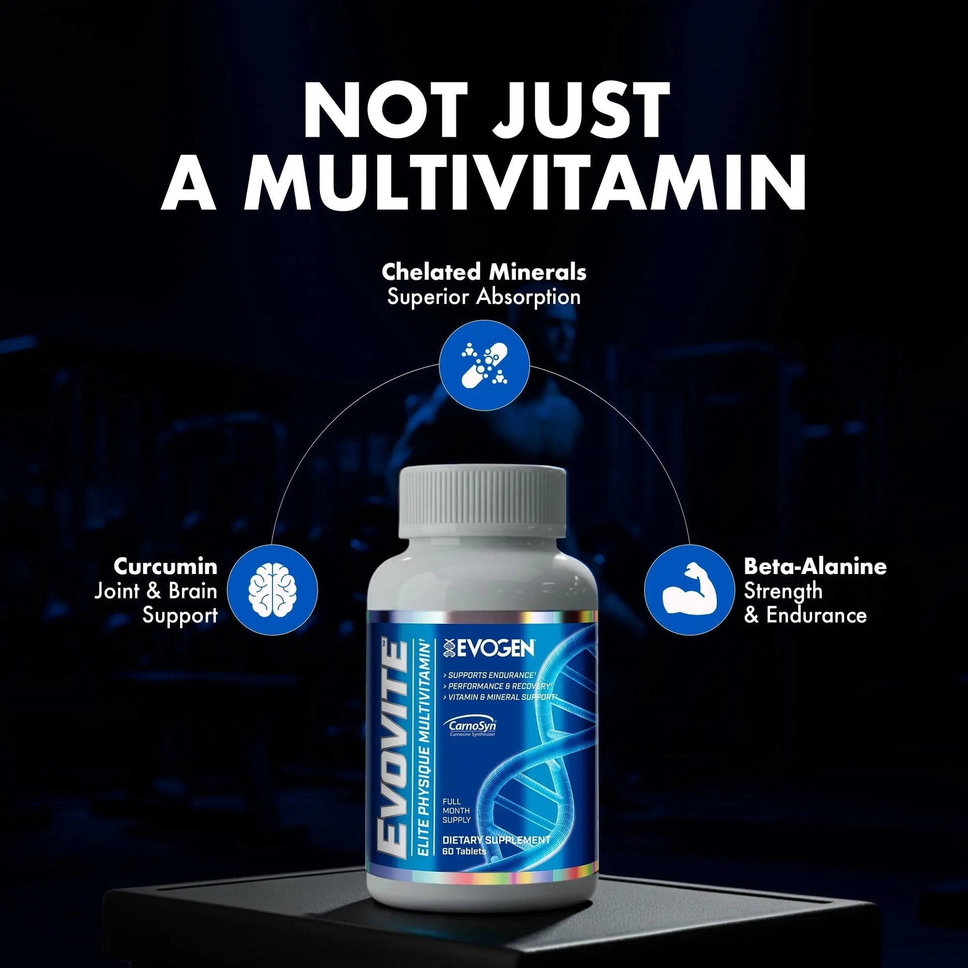 Evogen Evovite - Elite Physique Multivitamin for Women & Men | Advanced Formula for Endurance, Recovery, & Joint Health | Evogen buy supplements canada