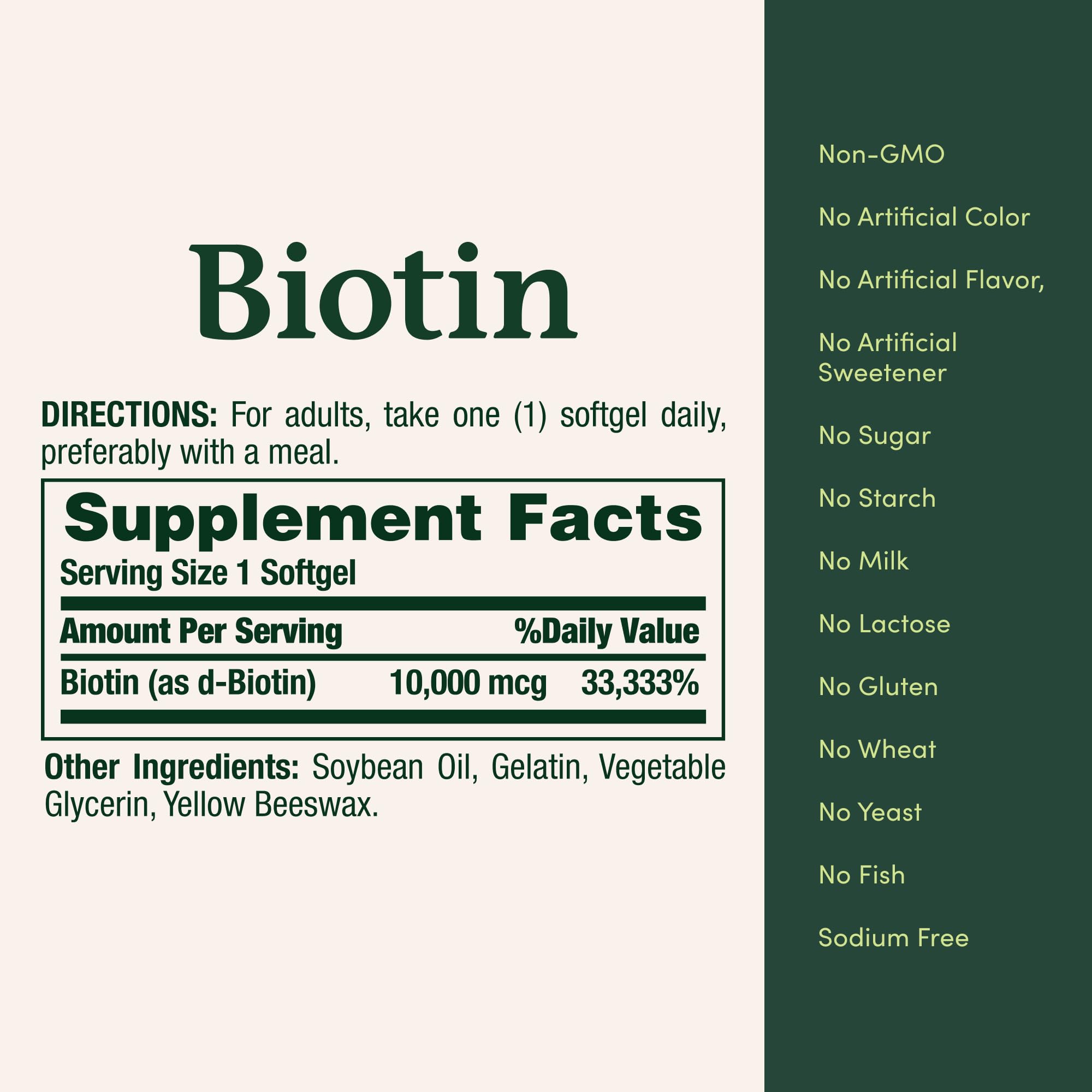 Nature's Bounty Biotin Hair Skin and Nails Vitamins, Supports Healthy Hair, Skin and Nails, 10,000 mcg, 120 Softgels (Pack of 1) Nature's Bounty buy supplements canada